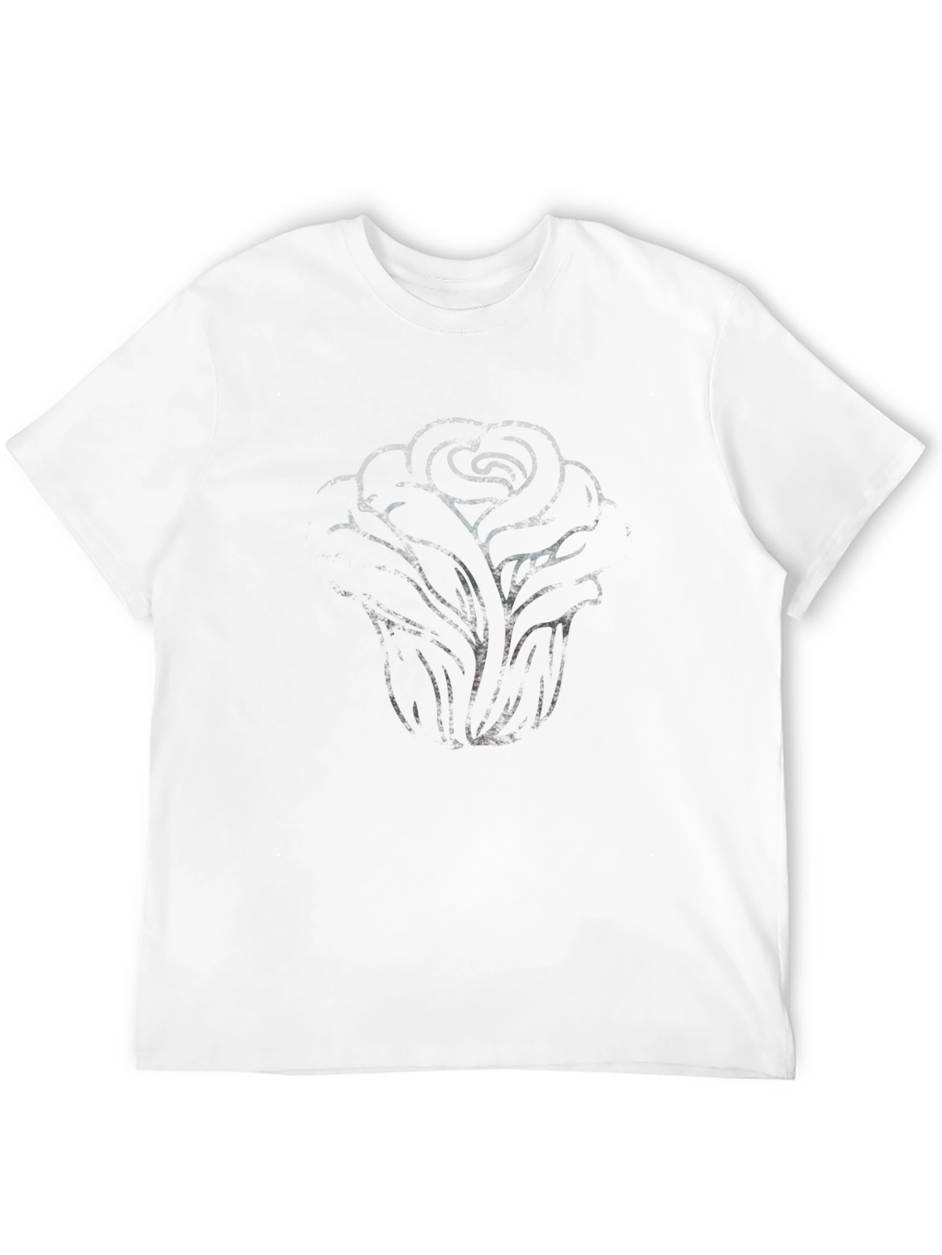 Black Rose Graphic Tee - Mens Short Sleeve