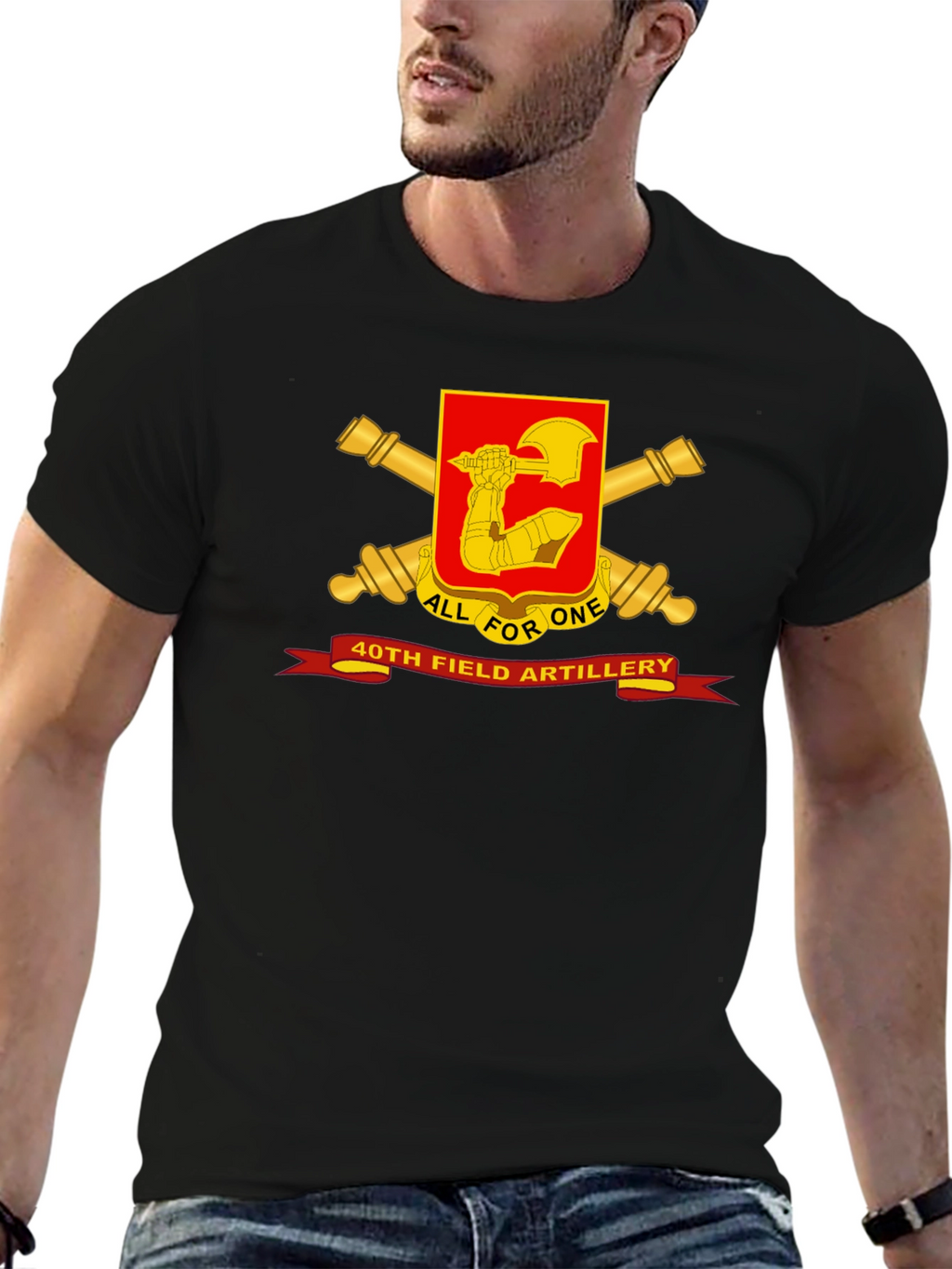 40th Field Artillery Graphic T-Shirt