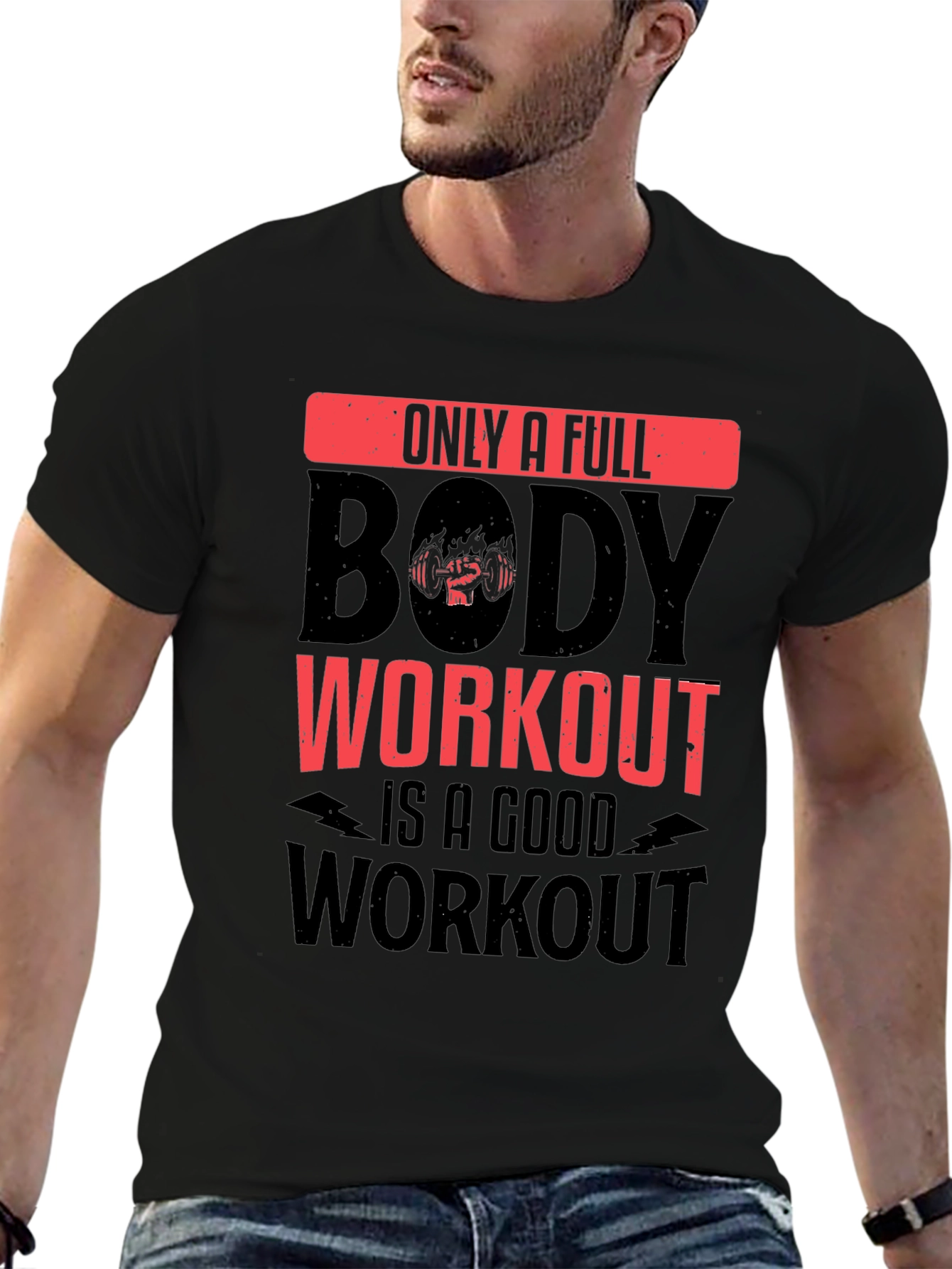 Full Body Workout Graphic T-Shirt
