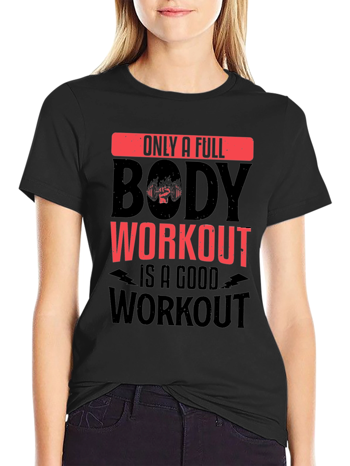 Full Body Workout Graphic T-Shirt