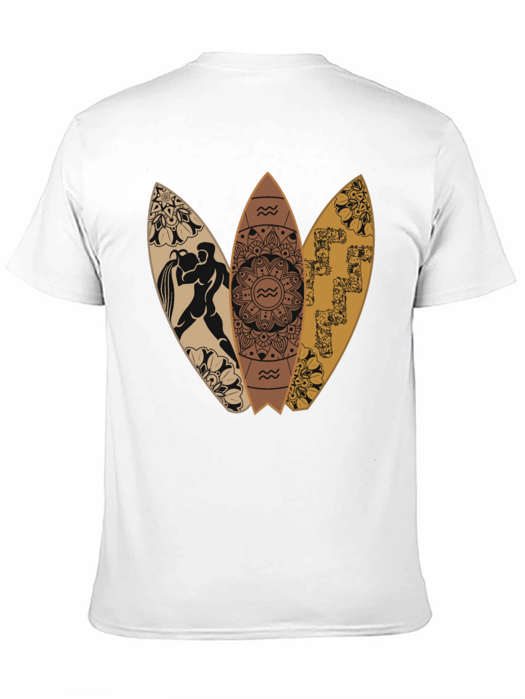 Surfboard Graphic Tee - Aquarius Design