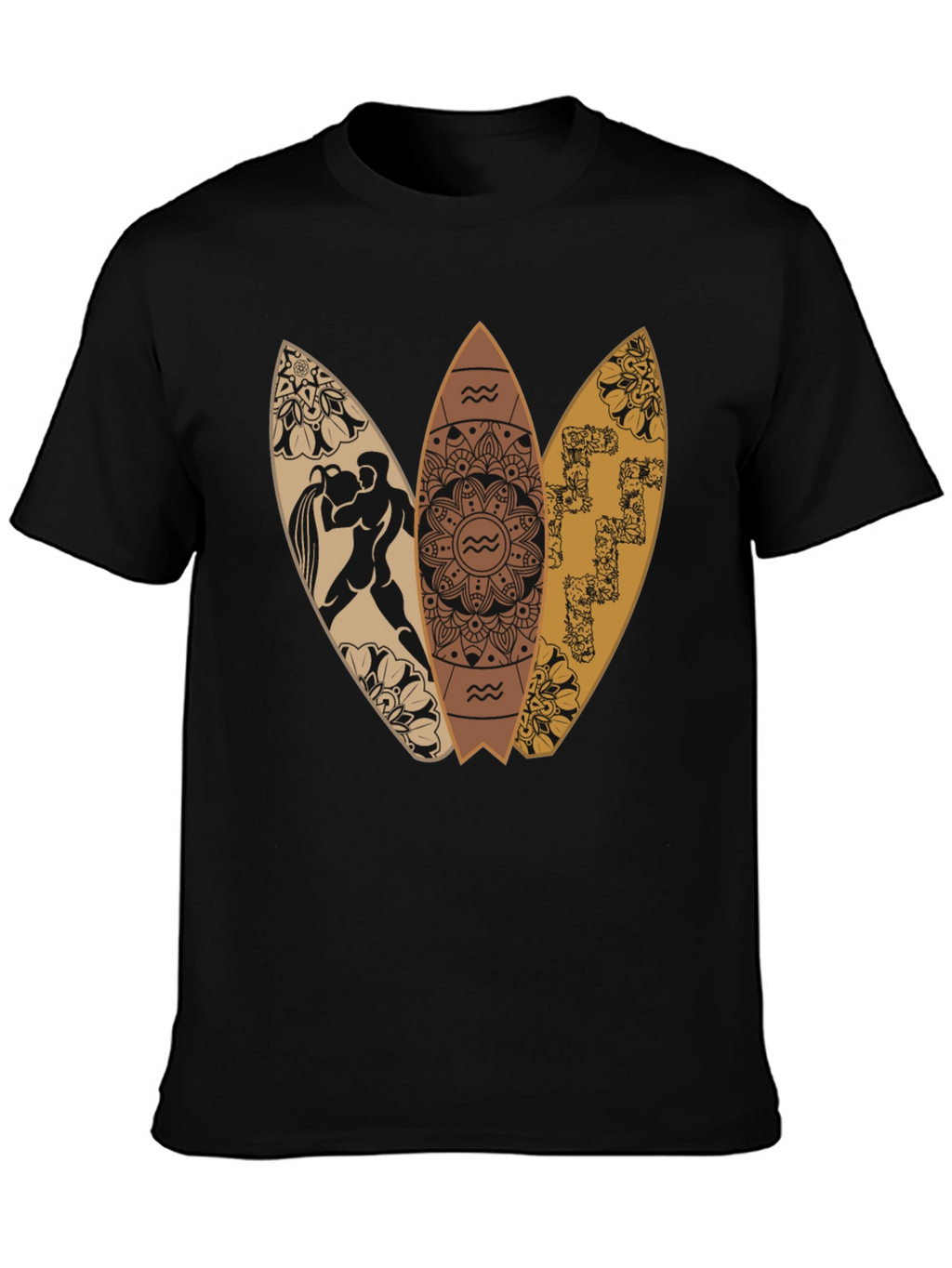 Surfboard Graphic Tee - Aquarius Design