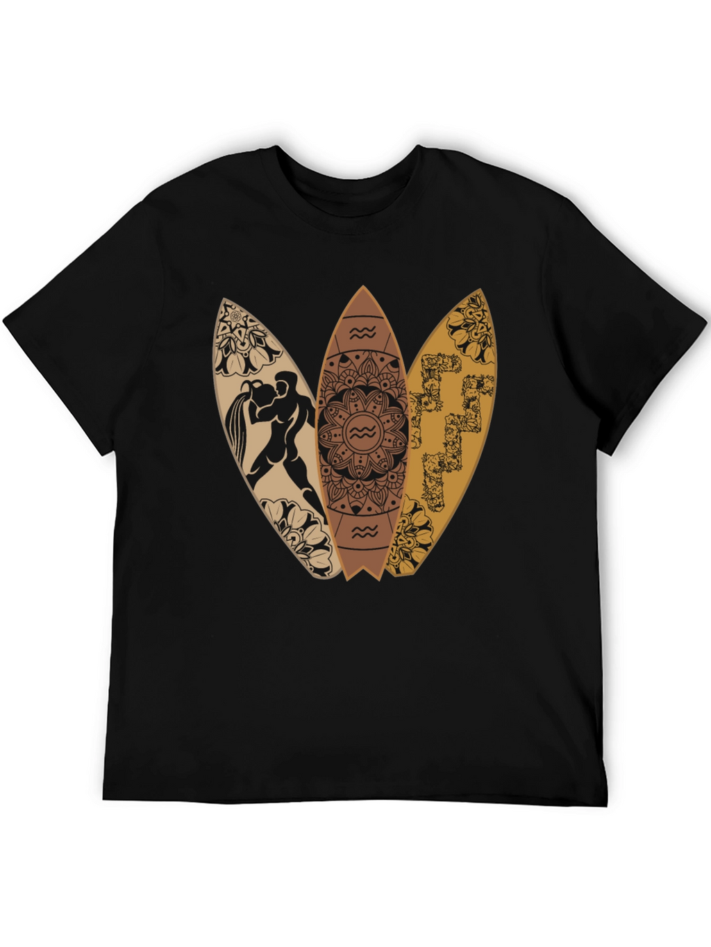Surfboard Graphic Tee - Aquarius Design