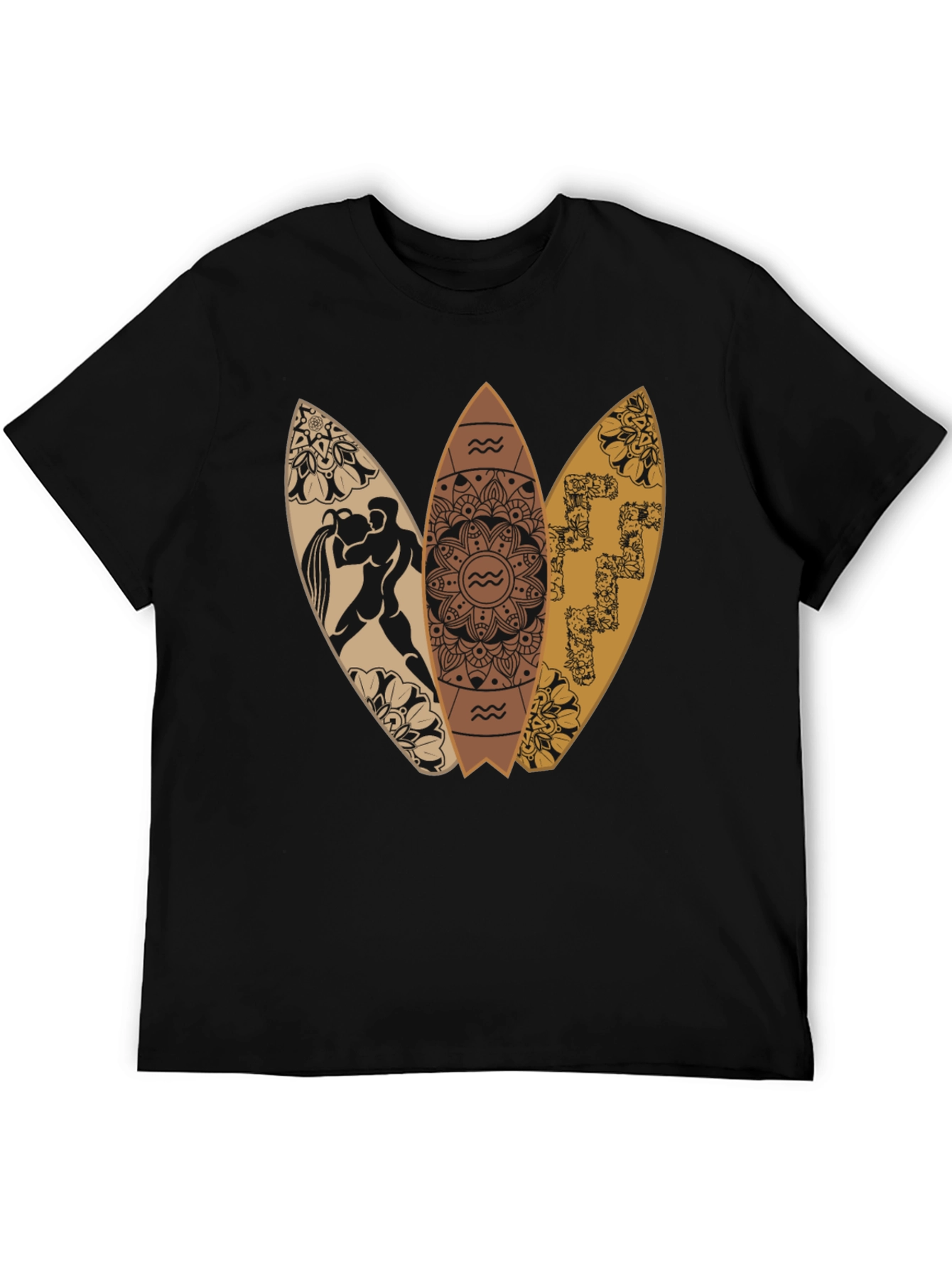 Surfboard Graphic Tee - Aquarius Design