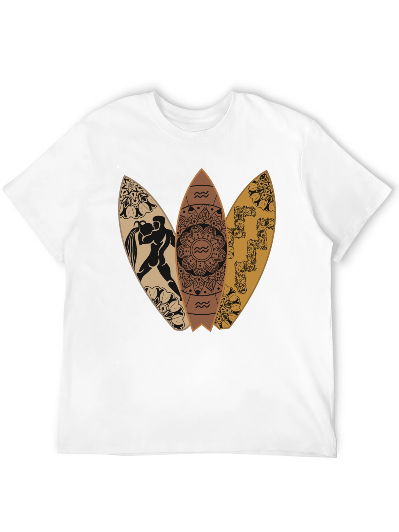 Surfboard Graphic Tee - Aquarius Design