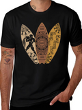 Surfboard Graphic Tee - Aquarius Design