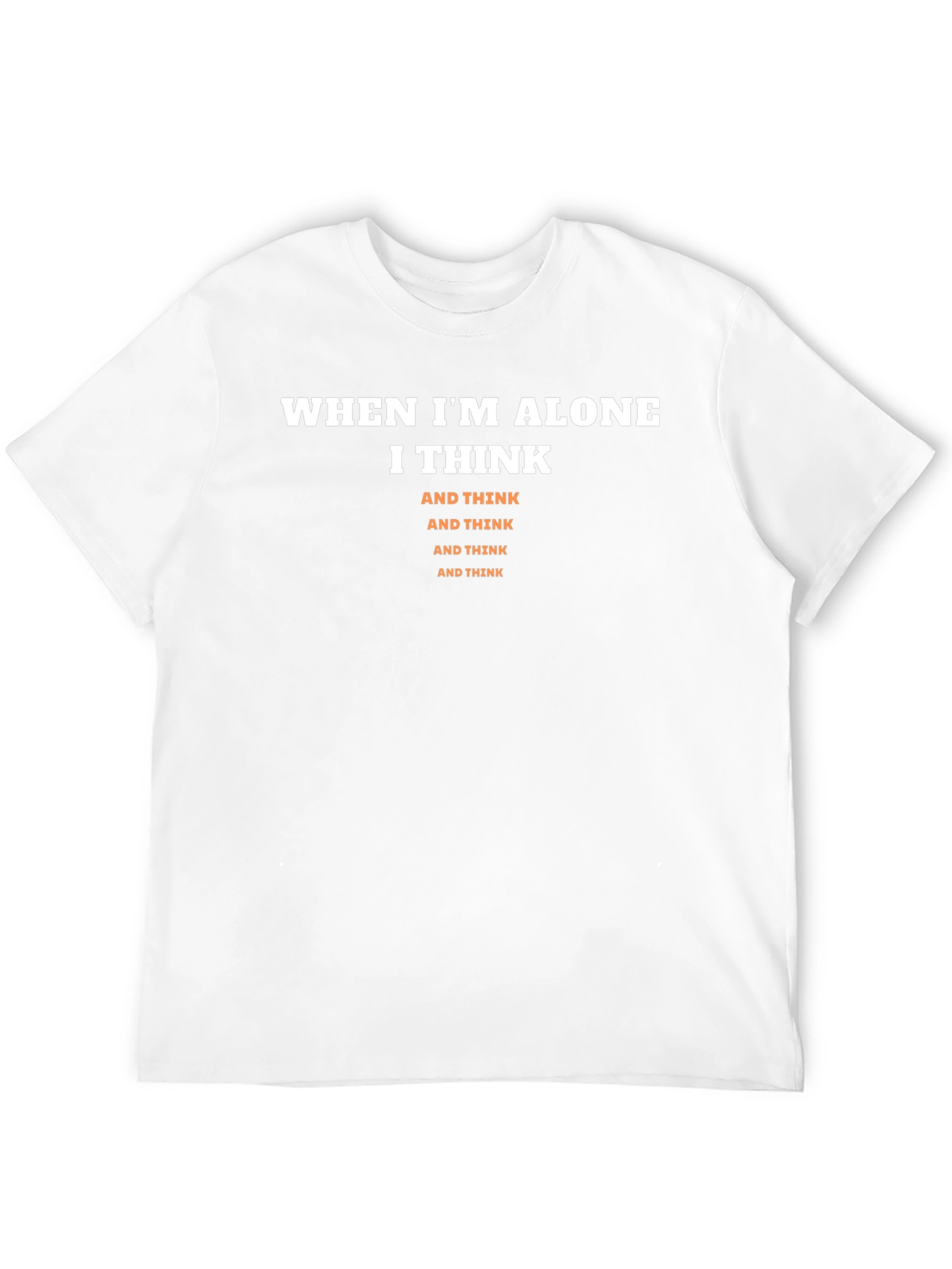 Alone I Think Graphic Tee