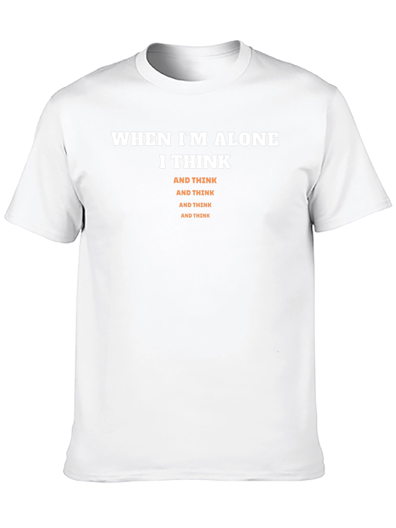 Alone I Think Graphic Tee