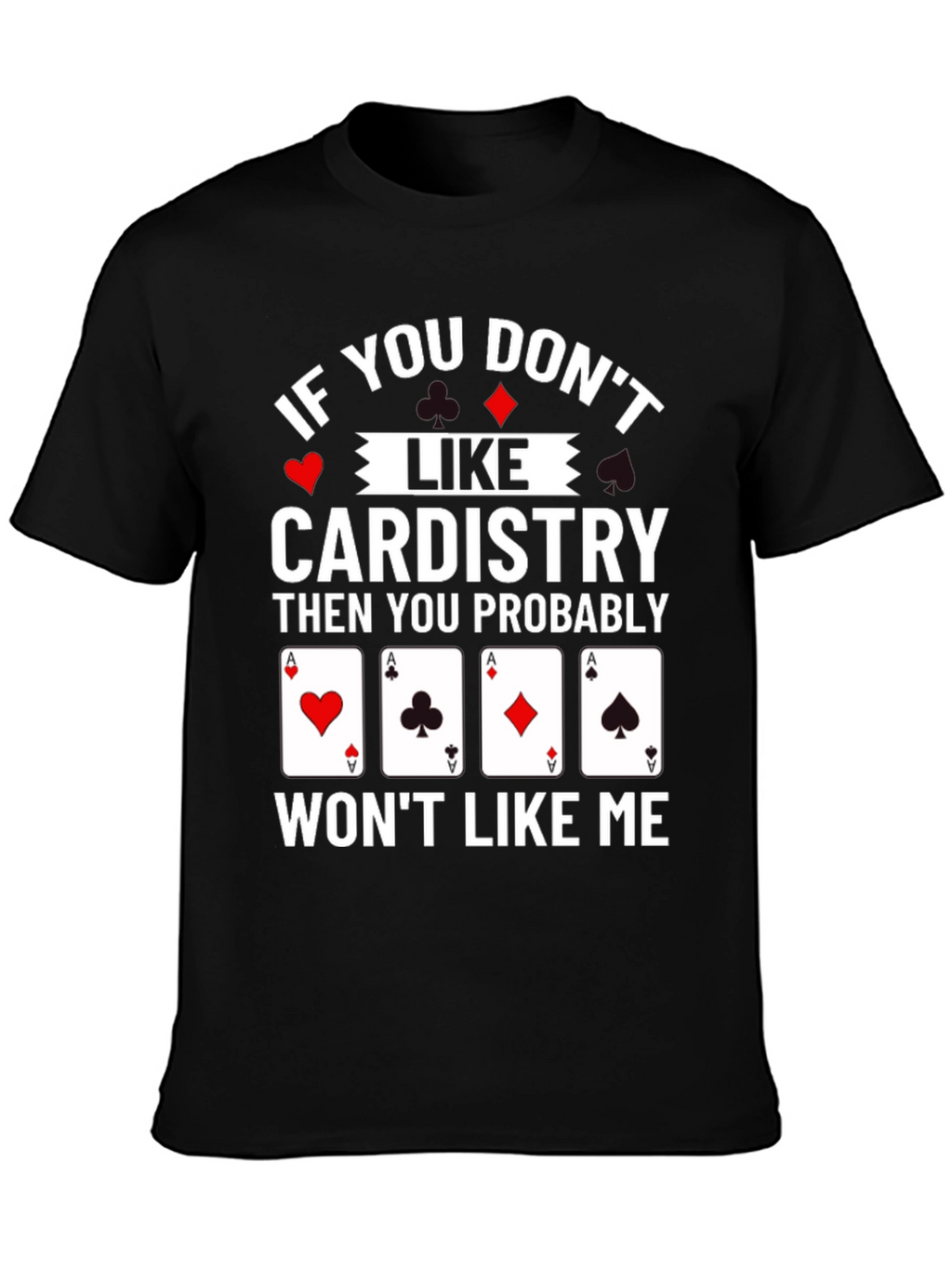 Cardistry T-Shirt - Poker Card Design