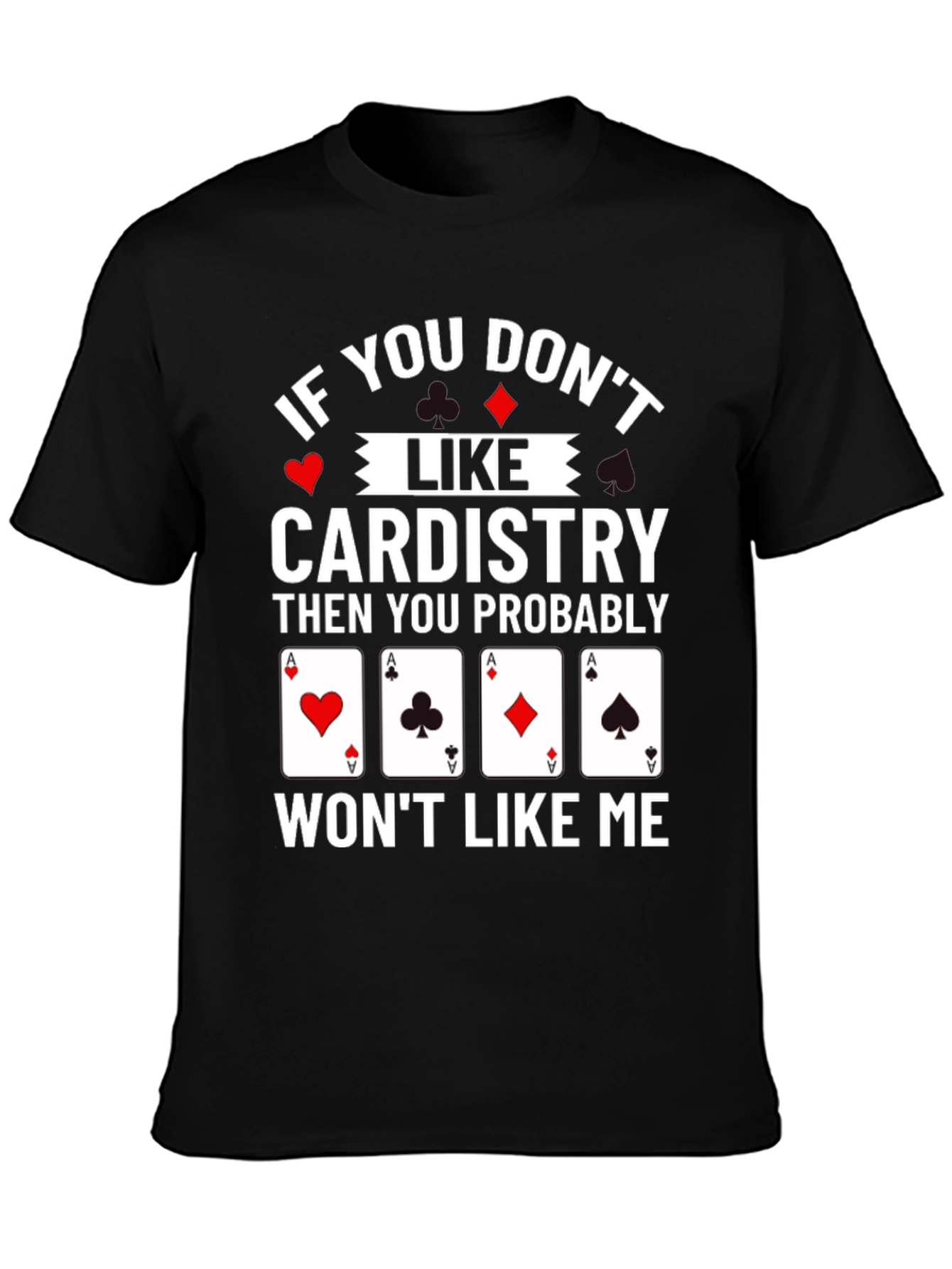 Cardistry T-Shirt - Poker Card Design