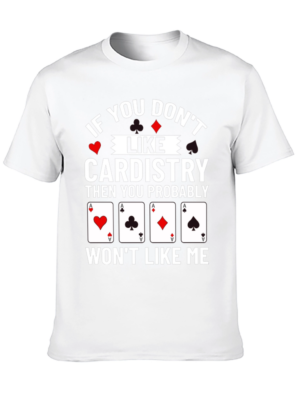 Cardistry T-Shirt - Poker Card Design
