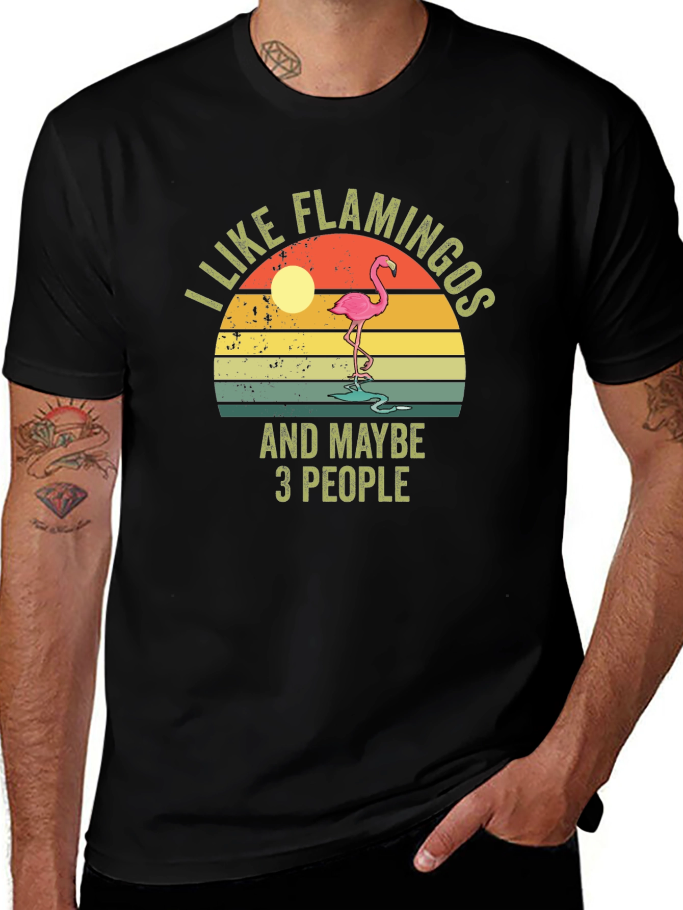 I Like Flamingos Graphic Tee
