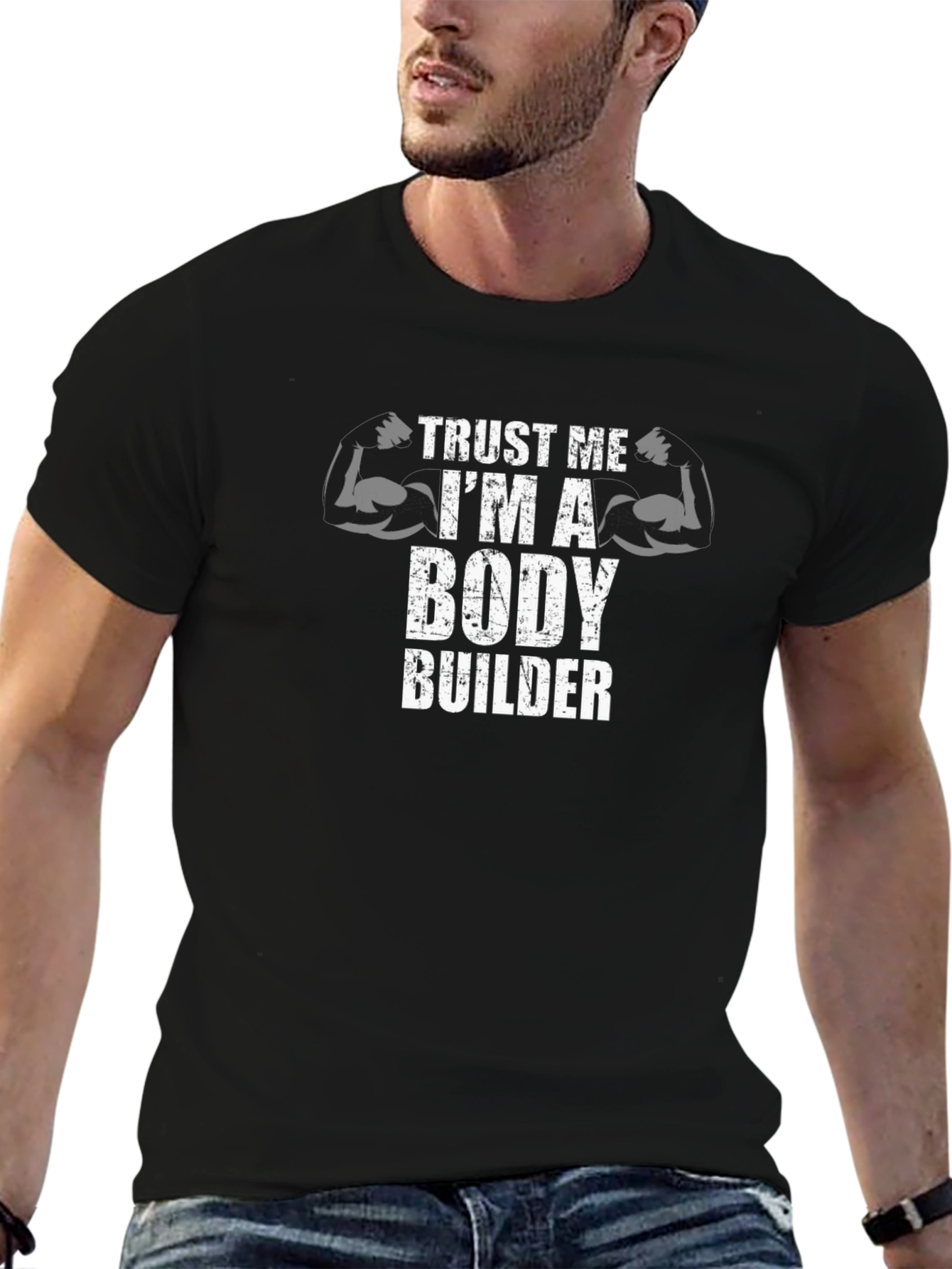 Bodybuilder T-Shirt: Trust Me Im a Bodybuilder
