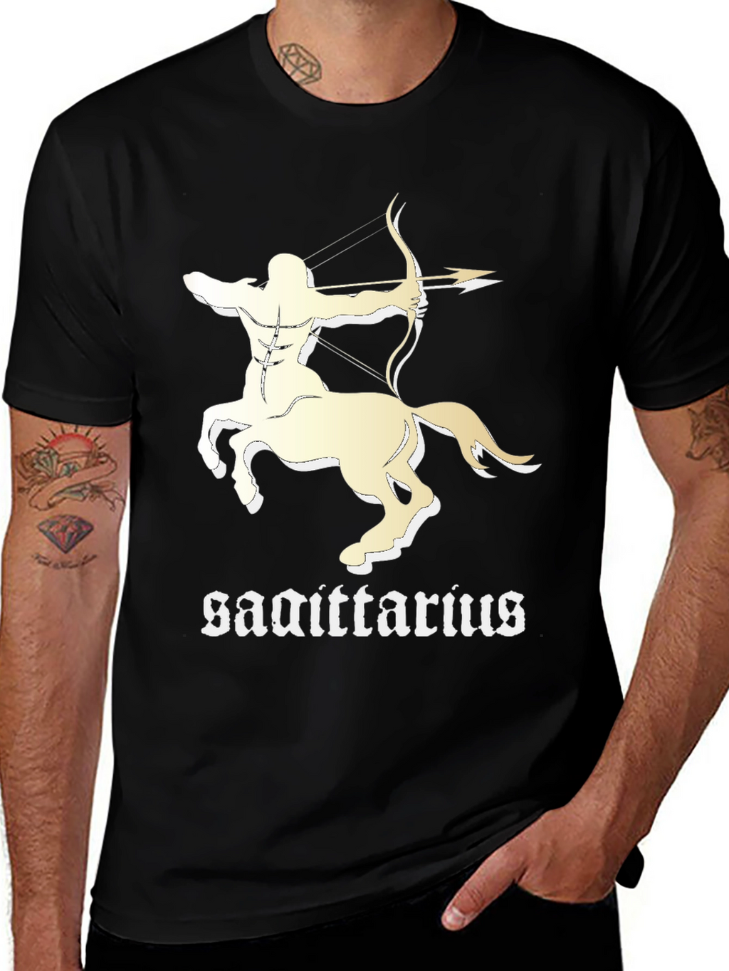 Sagittarius Zodiac Sign Graphic Tee