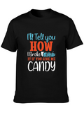 Candy Broken Arm T-Shirt - Funny Halloween Costume Tee