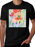 Fantasy Forest Girl Tee - Unique Graphic T-Shirt