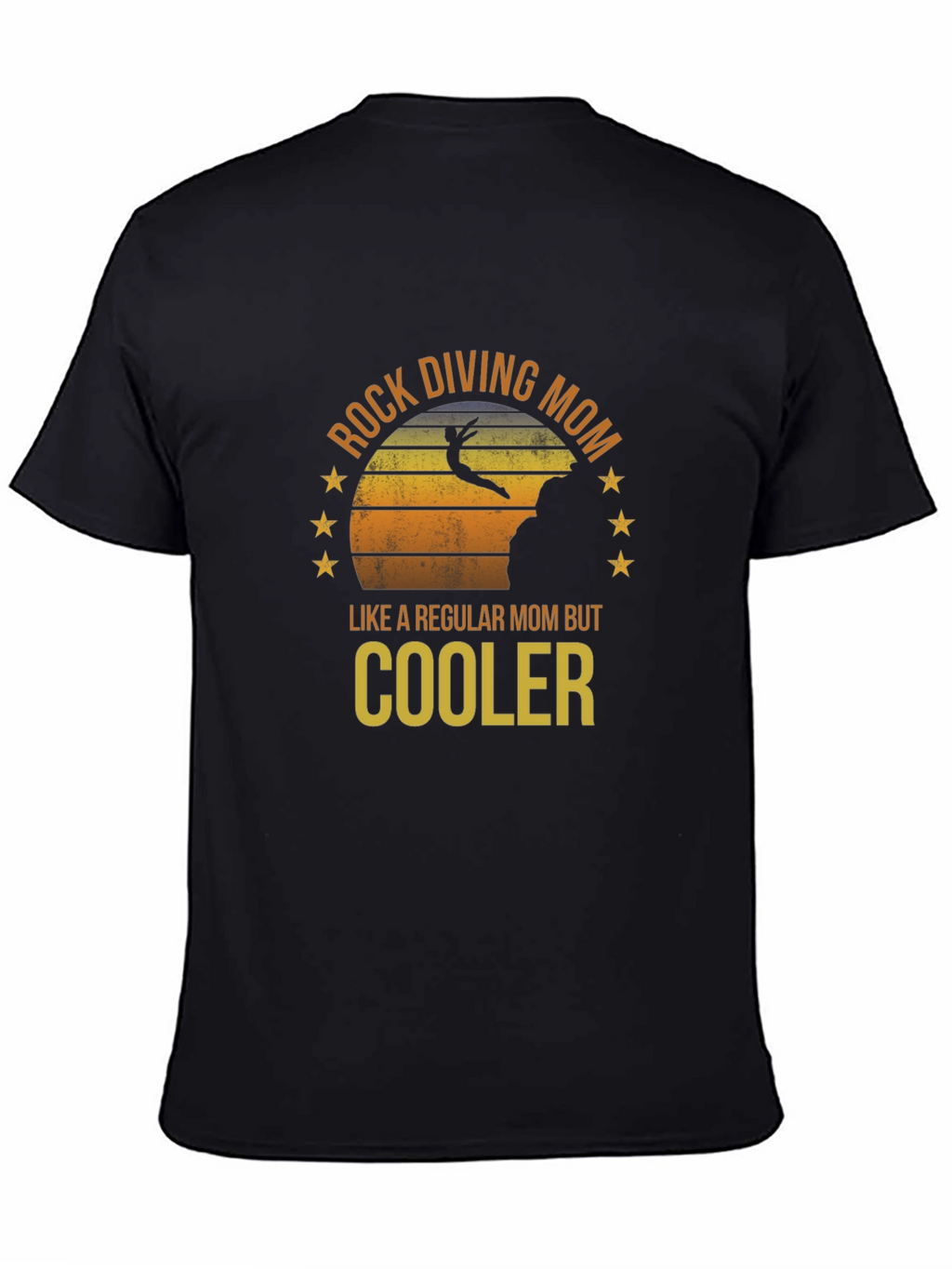 Rock Diving Mom T-Shirt - Cool Mom Style