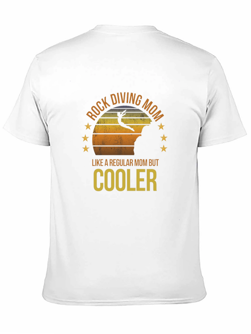 Rock Diving Mom T-Shirt - Cool Mom Style