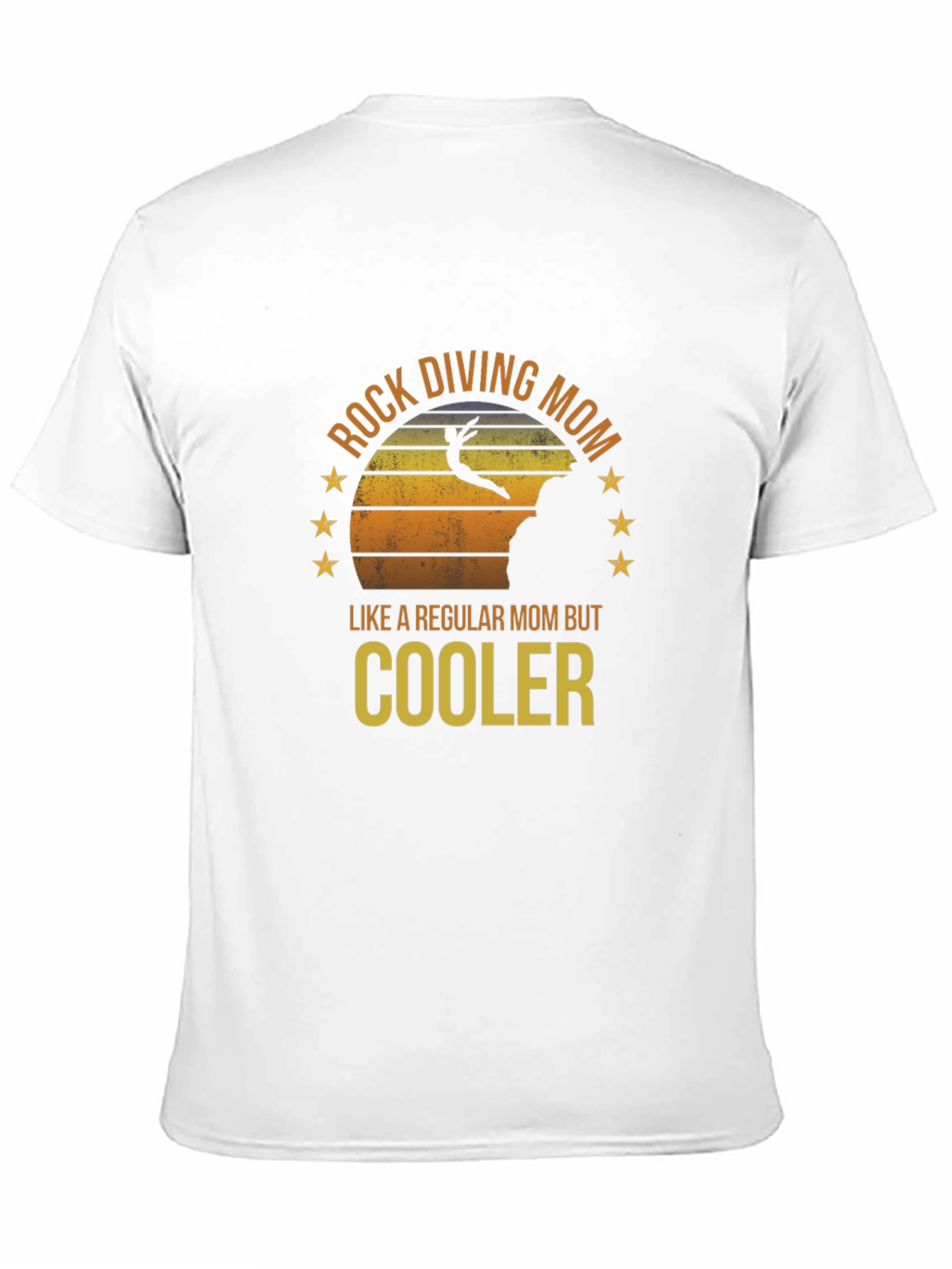 Rock Diving Mom T-Shirt - Cool Mom Style