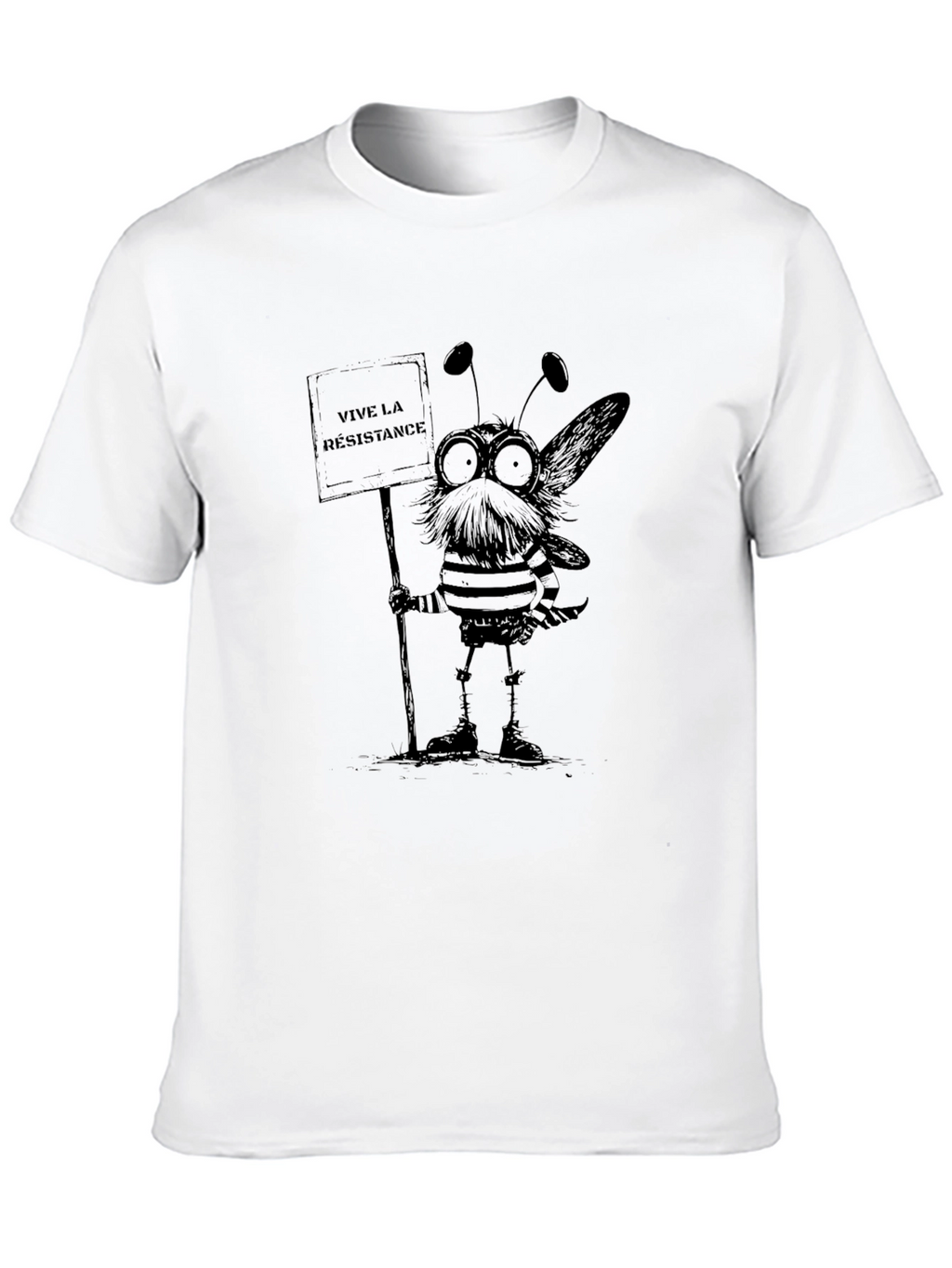 Vive La Resistance Bee Graphic T-Shirt
