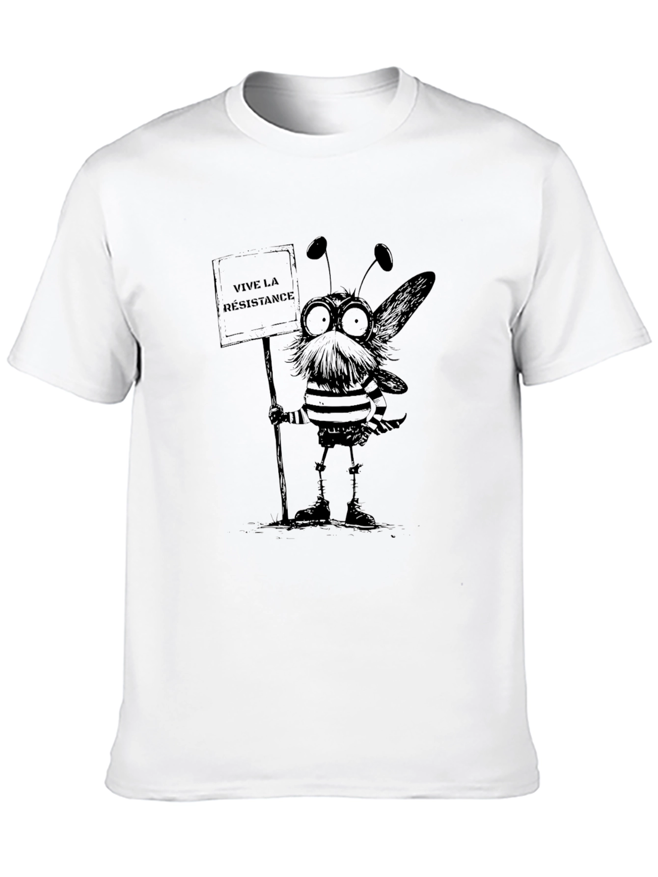 Vive La Resistance Bee Graphic T-Shirt