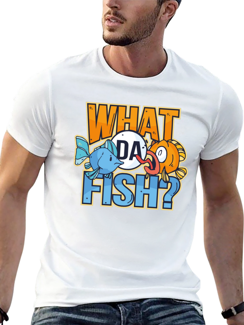 What Da Fish? Graphic Novelty Tee