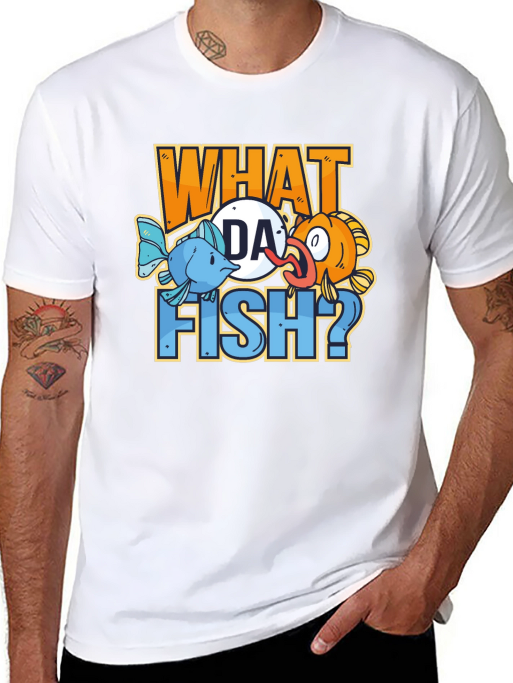 What Da Fish? Graphic Novelty Tee