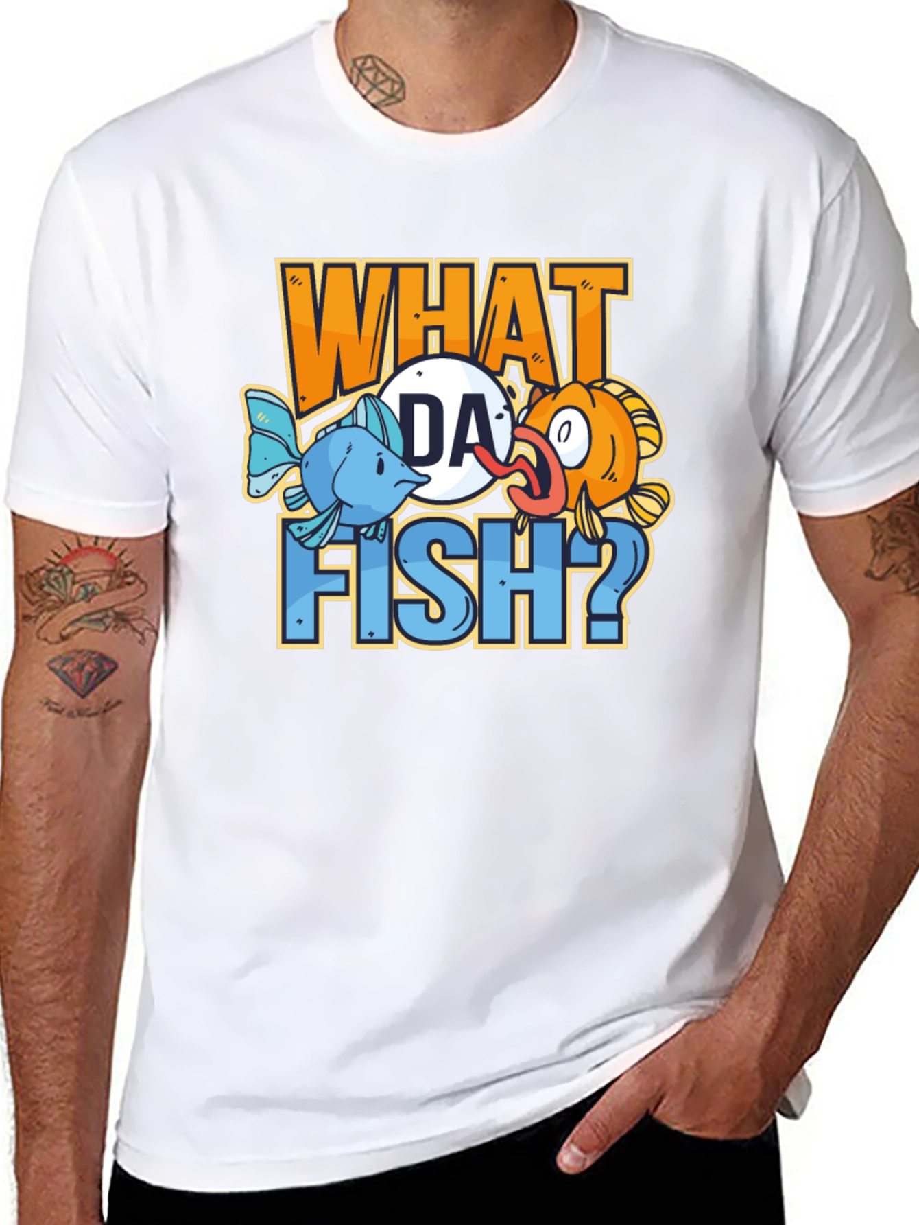 What Da Fish? Graphic Novelty Tee