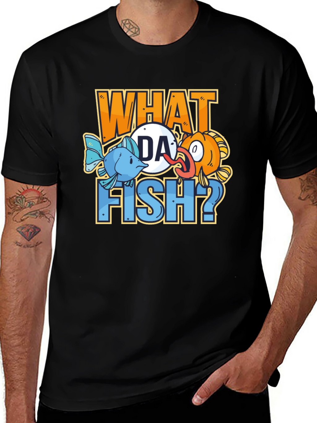 What Da Fish? Graphic Novelty Tee