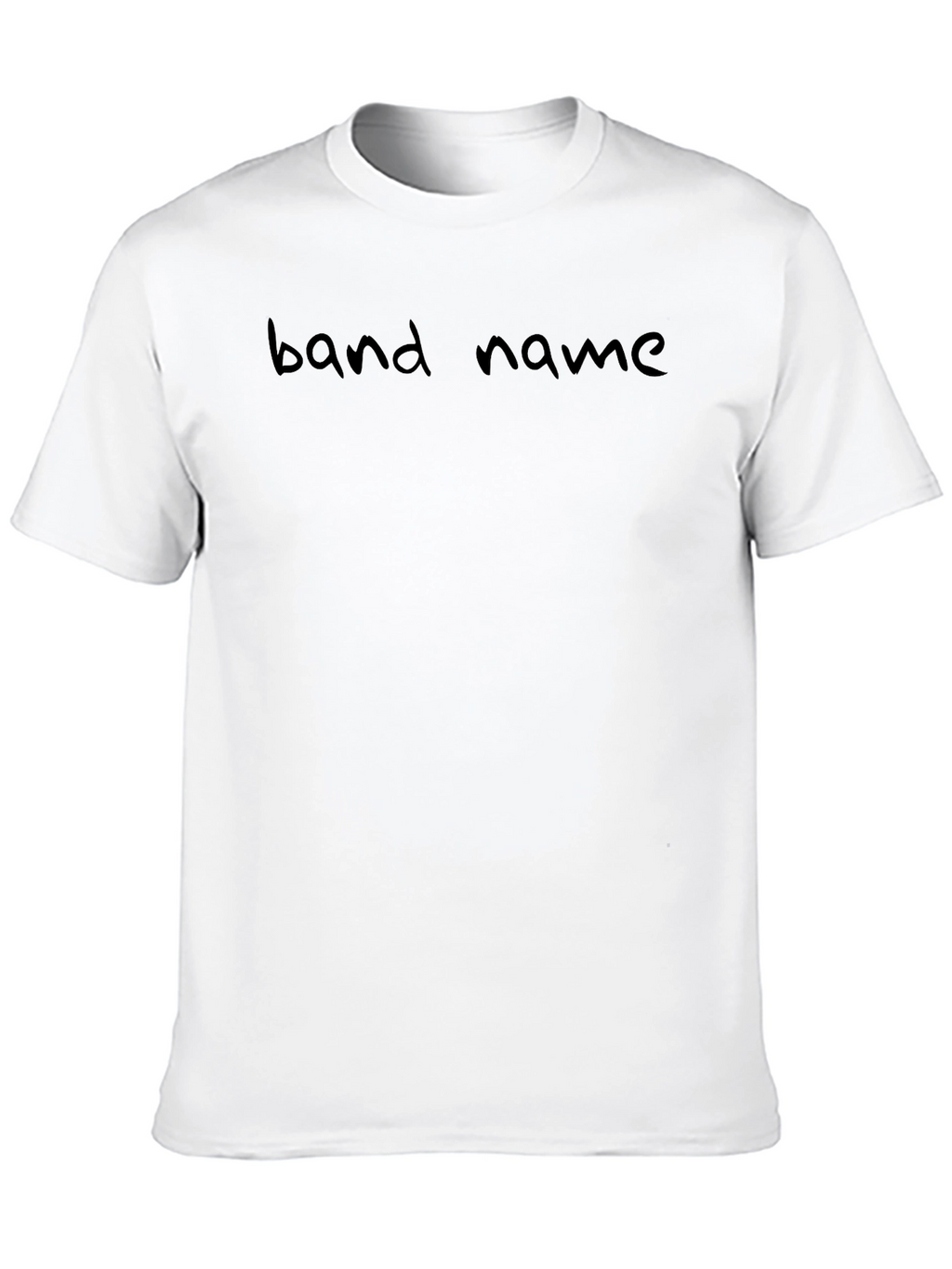 Black band name Graphic Tee