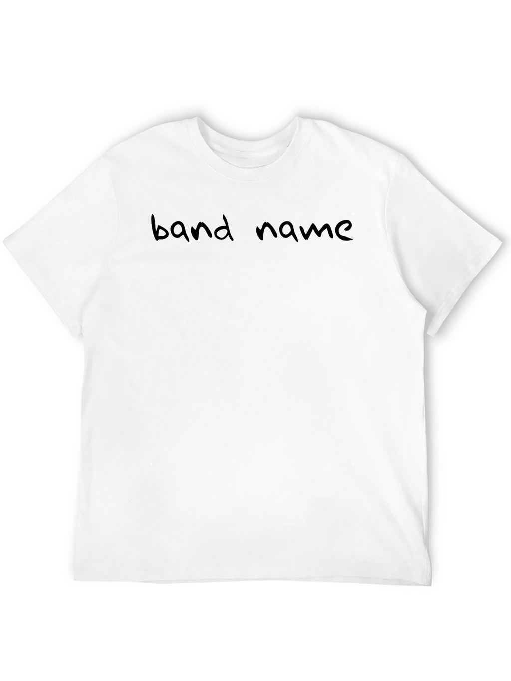 Black band name Graphic Tee