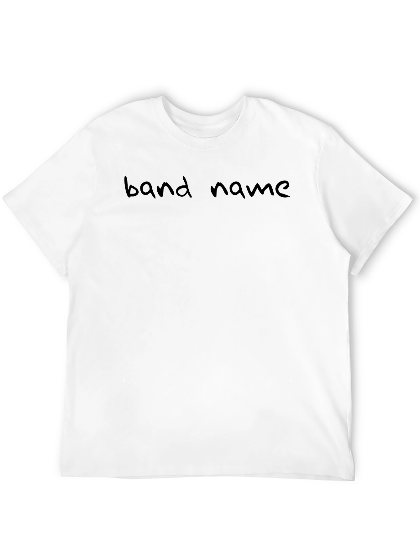 Black band name Graphic Tee