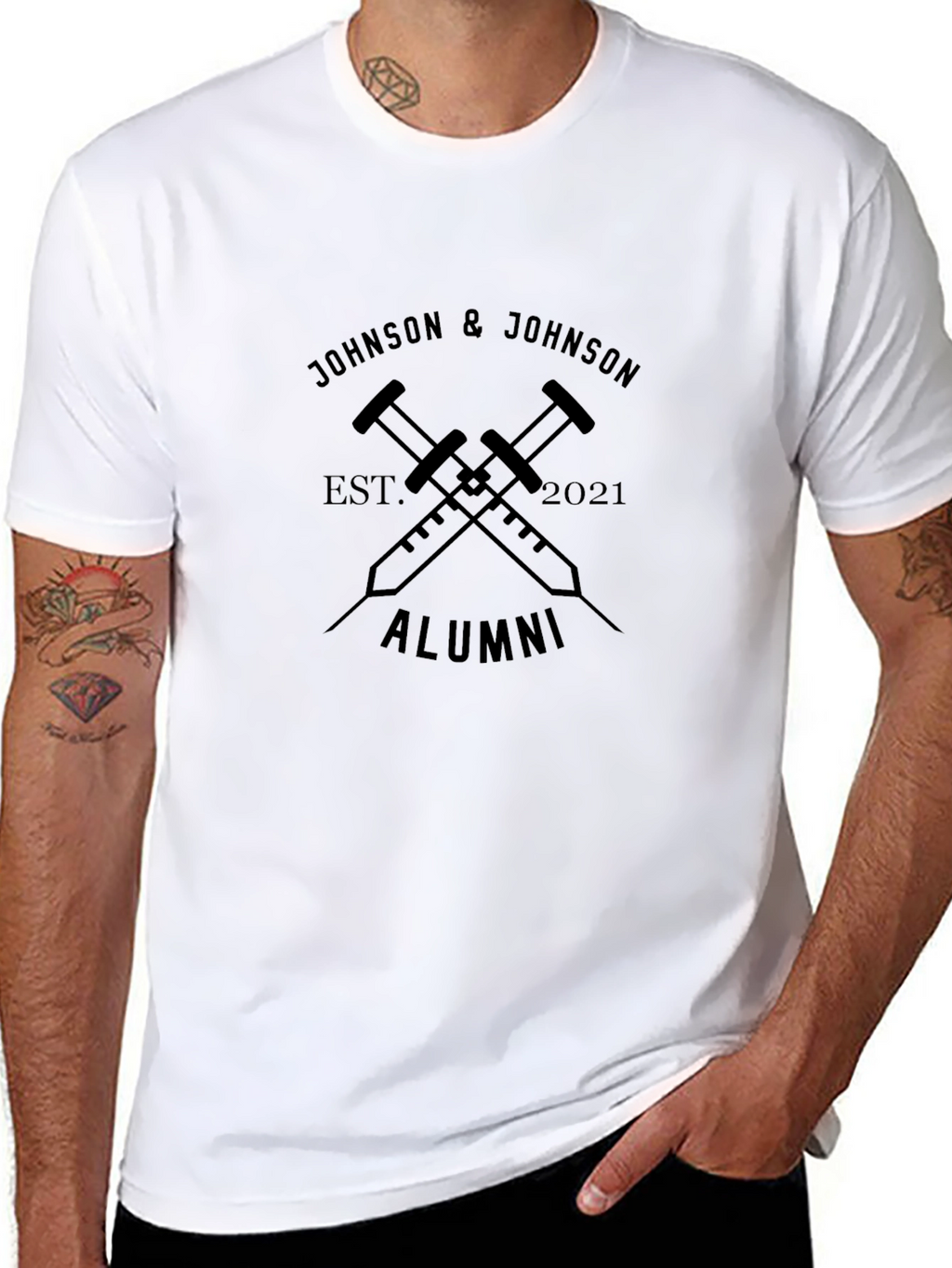 Johnson & Johnson Alumni Black T-Shirt