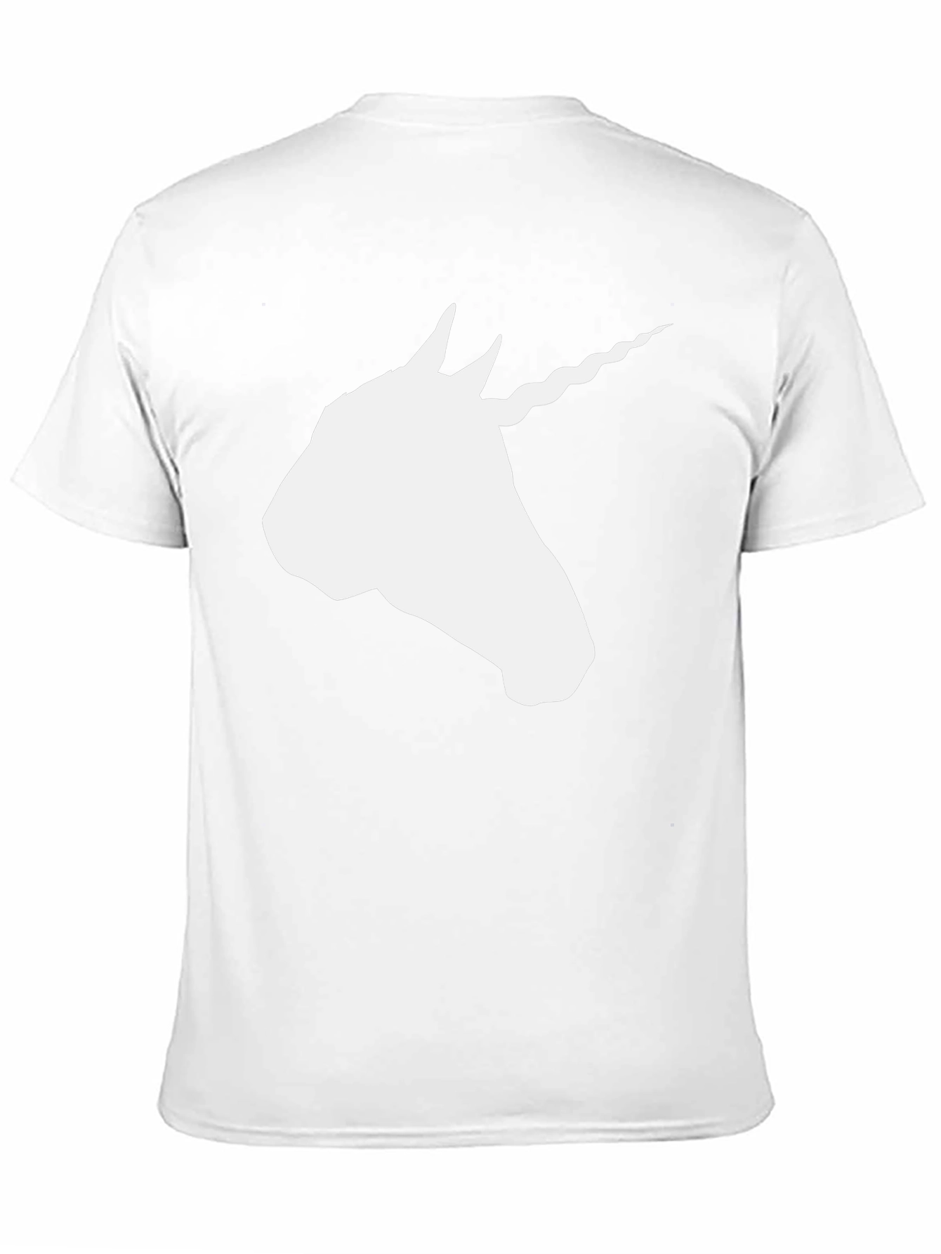Unicorn Silhouette Black Graphic Tee