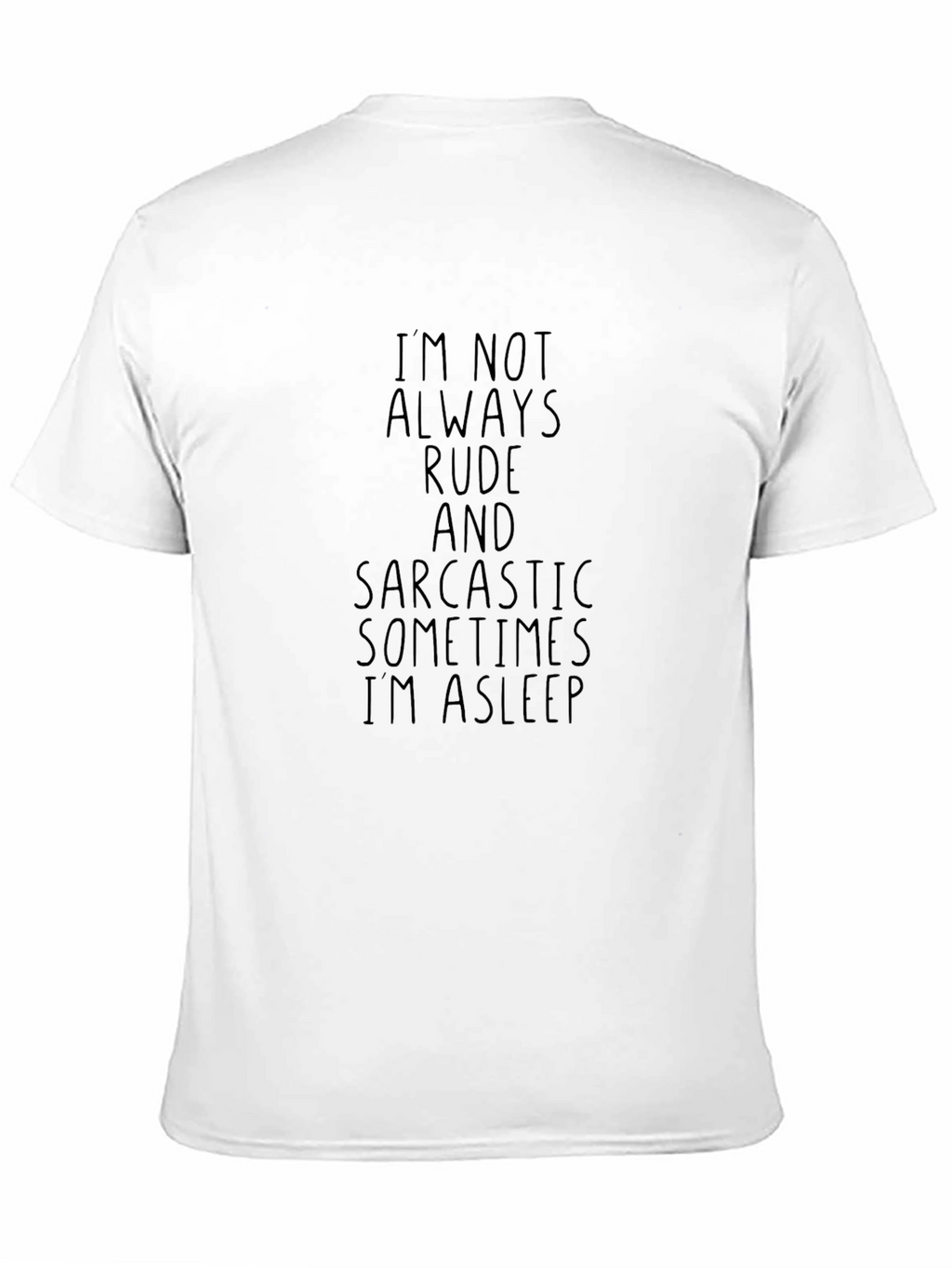 Sarcastic Asleep Graphic T-Shirt