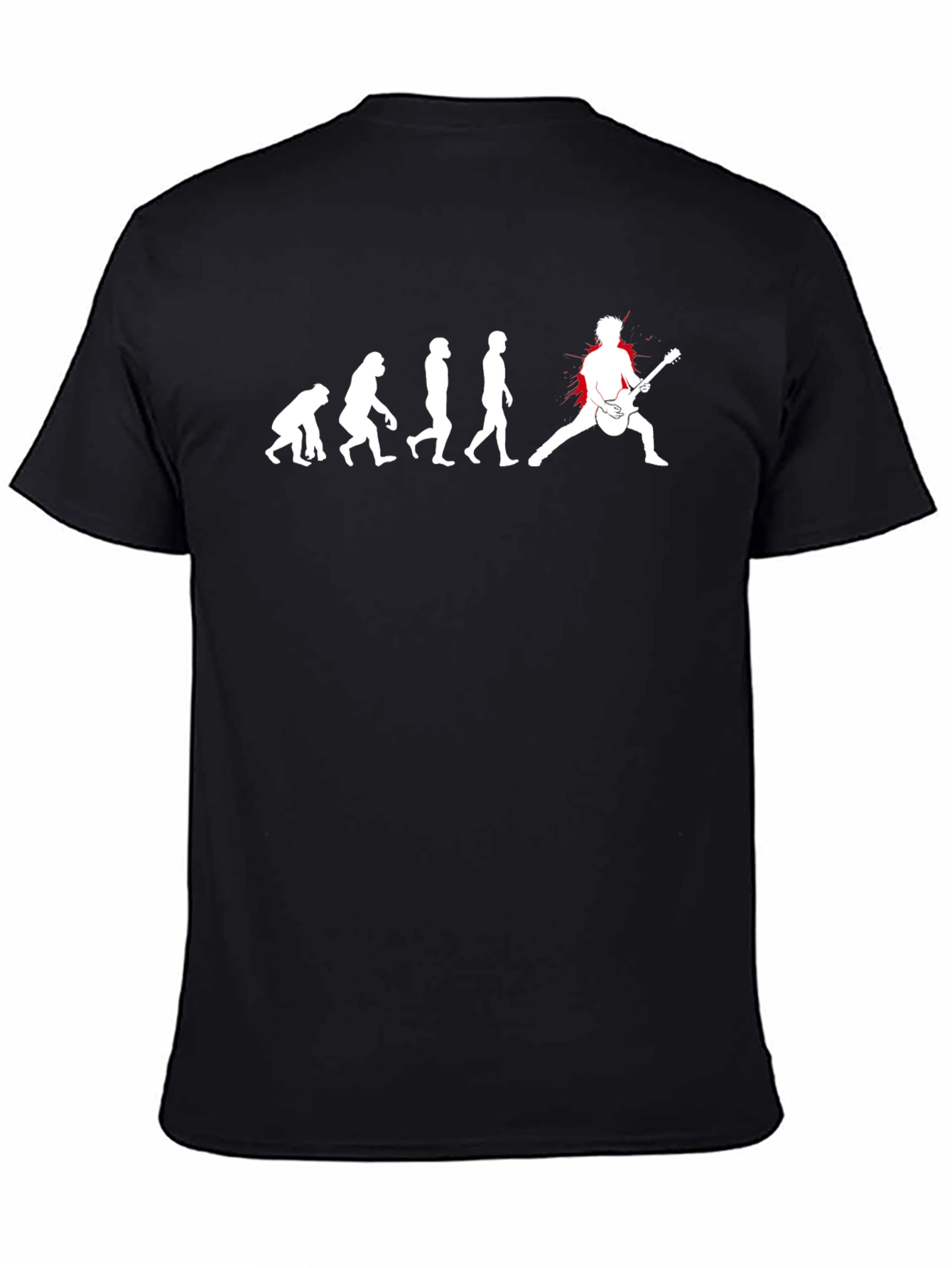 Evolution of Rock T-Shirt - Black