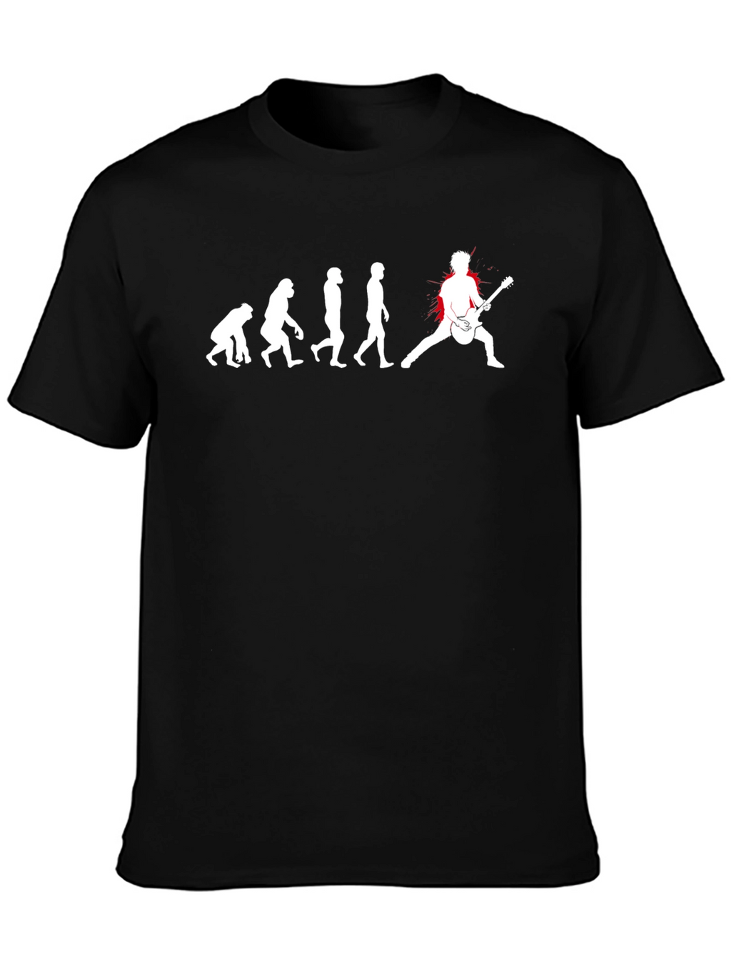 Evolution of Rock T-Shirt - Black