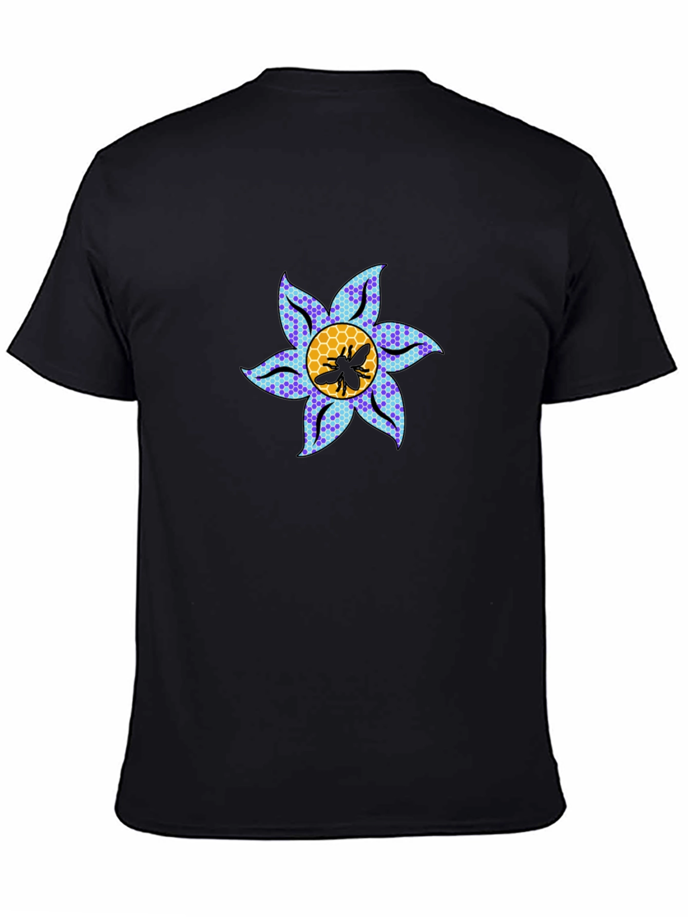 Floral Bee Graphic Tee - Stylish Crewneck