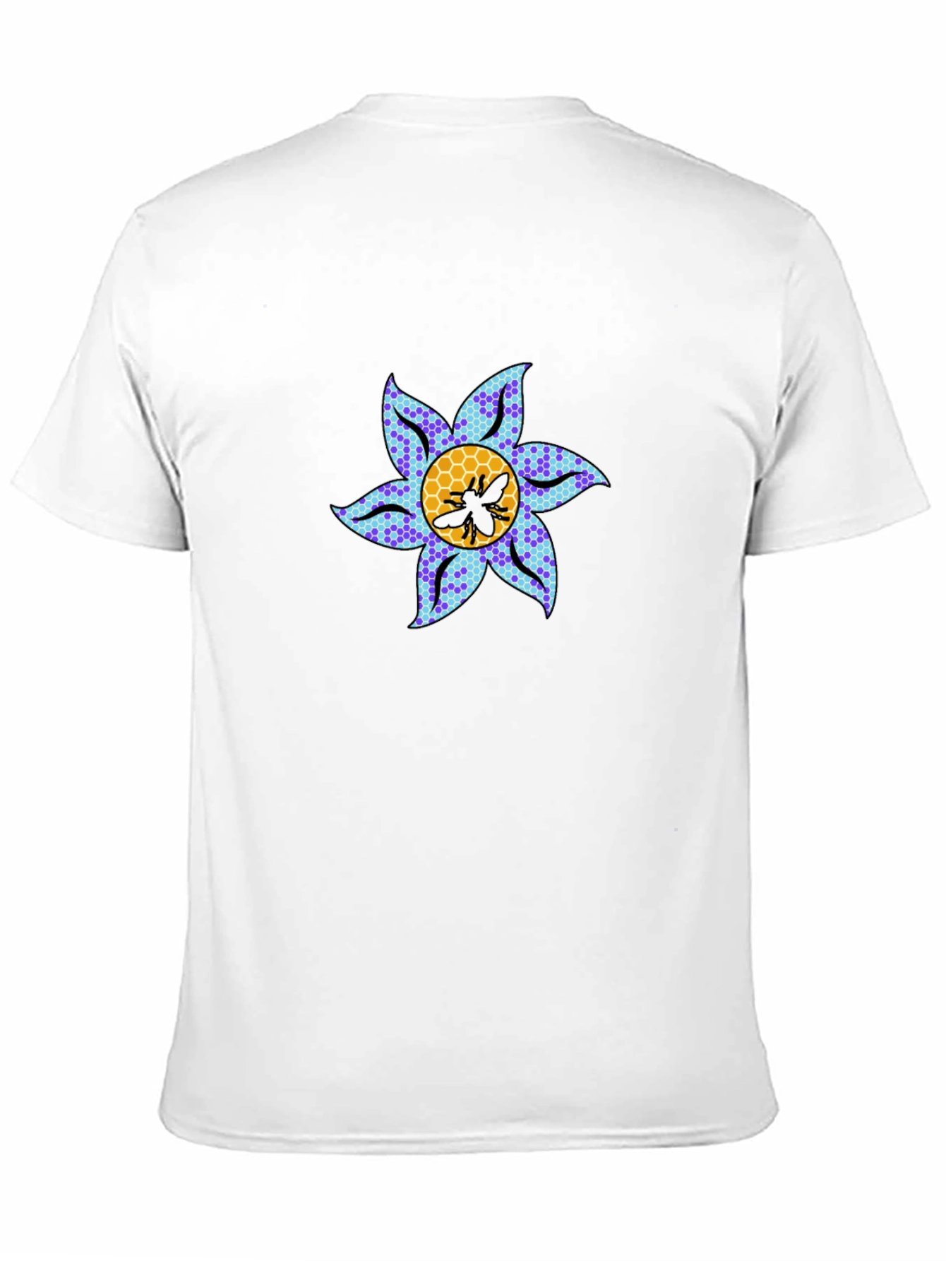 Floral Bee Graphic Tee - Stylish Crewneck
