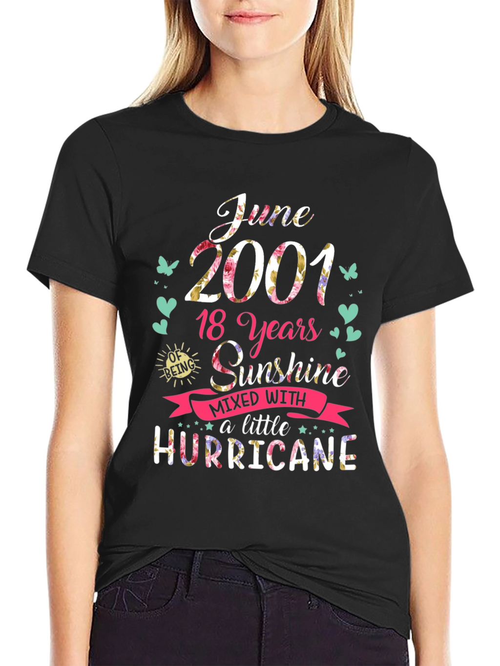 June 2001 T-Shirt: 18 Years Sunshine & Hurricane Tee