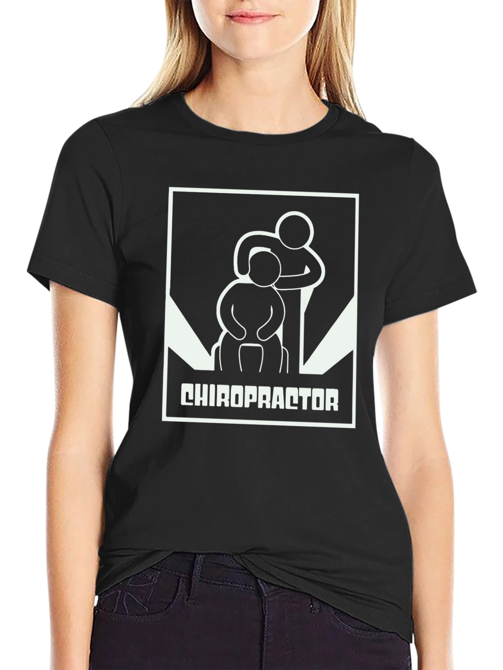 Chiropractor Graphic T-Shirt - Black