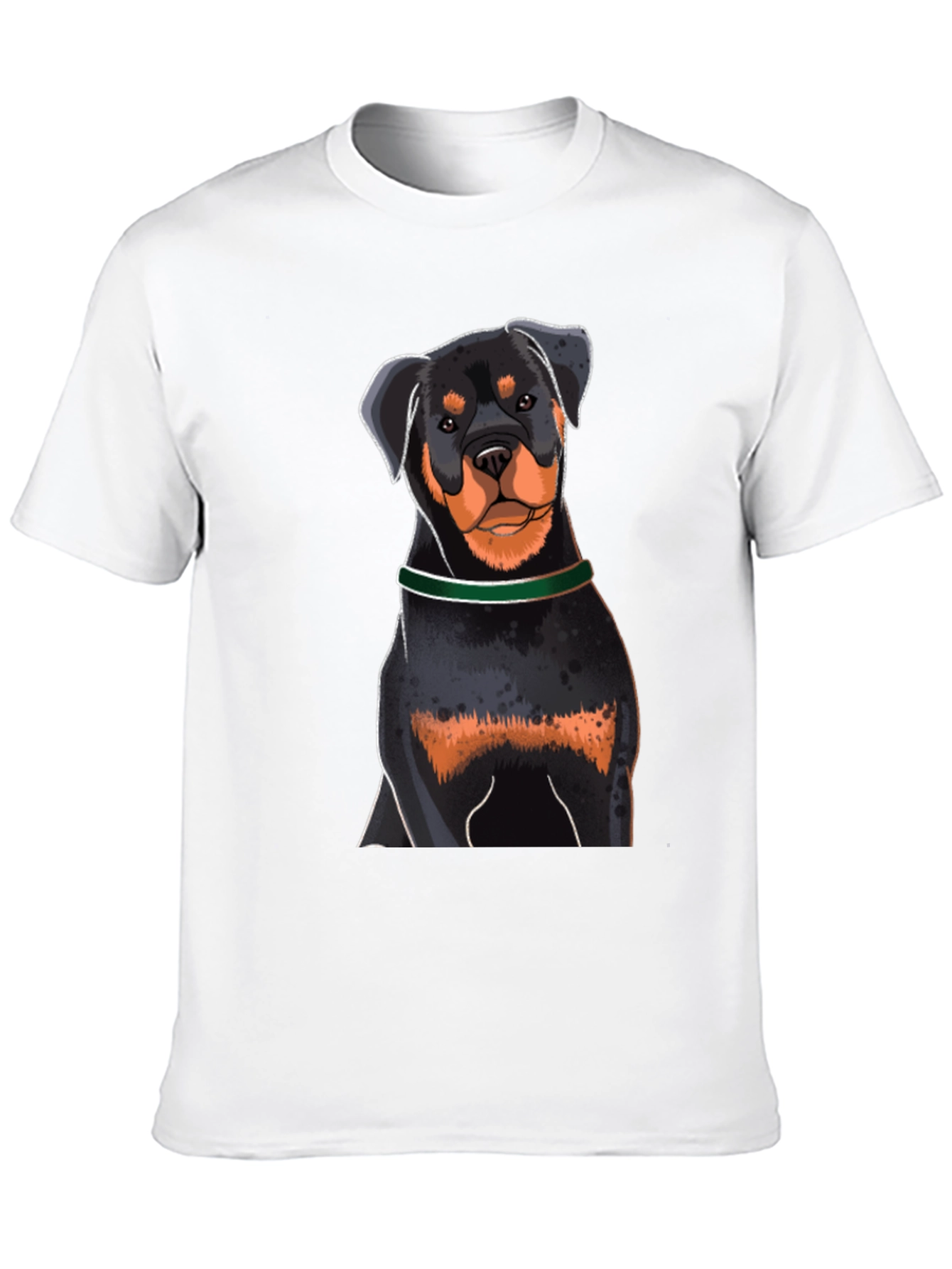 Rottweiler Graphic Tee - Dog Lovers Black T-Shirt