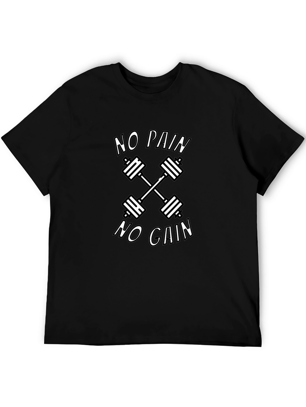 No Pain No Gain Gym Workout T-Shirt