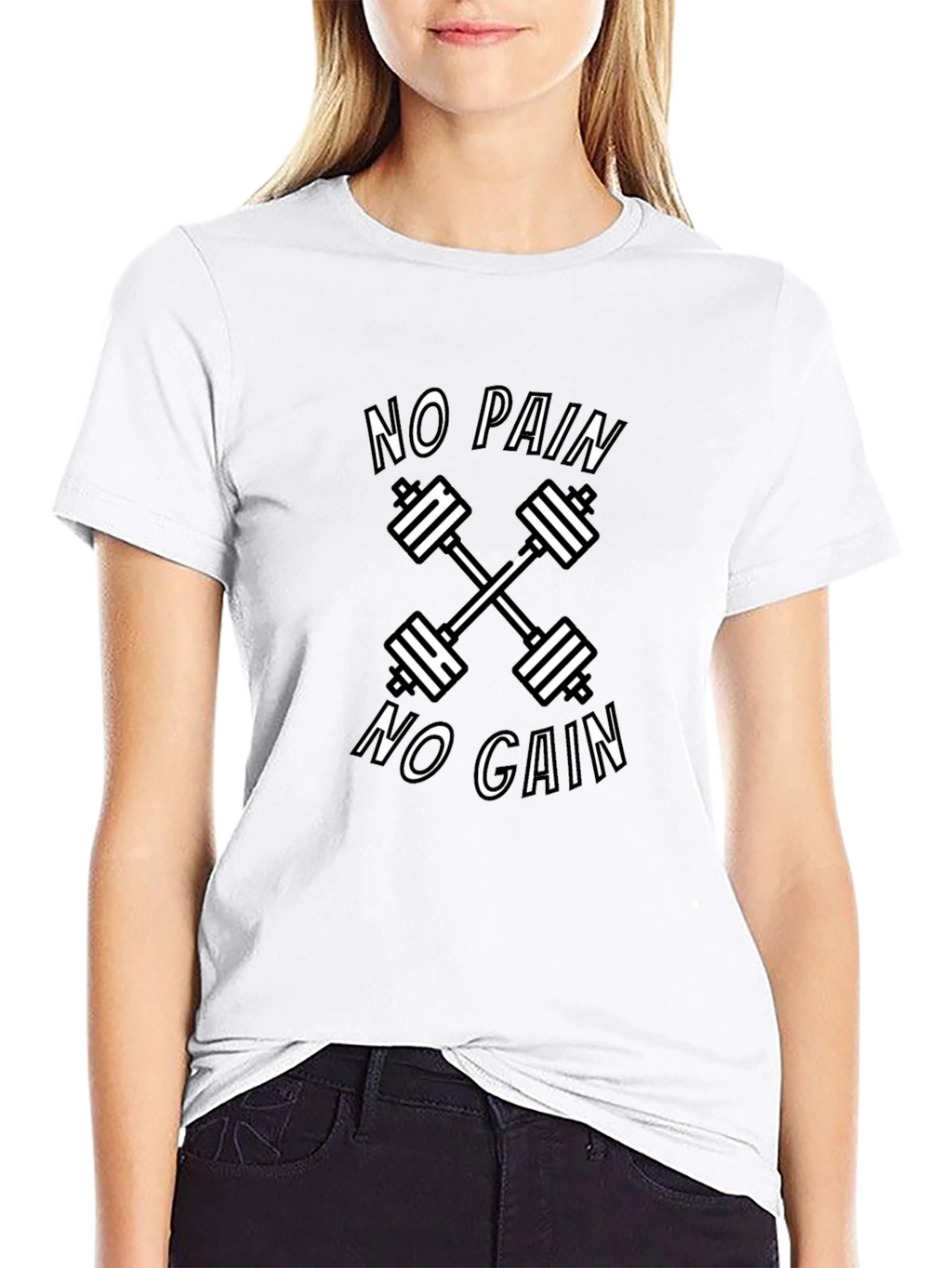 No Pain No Gain Gym Workout T-Shirt