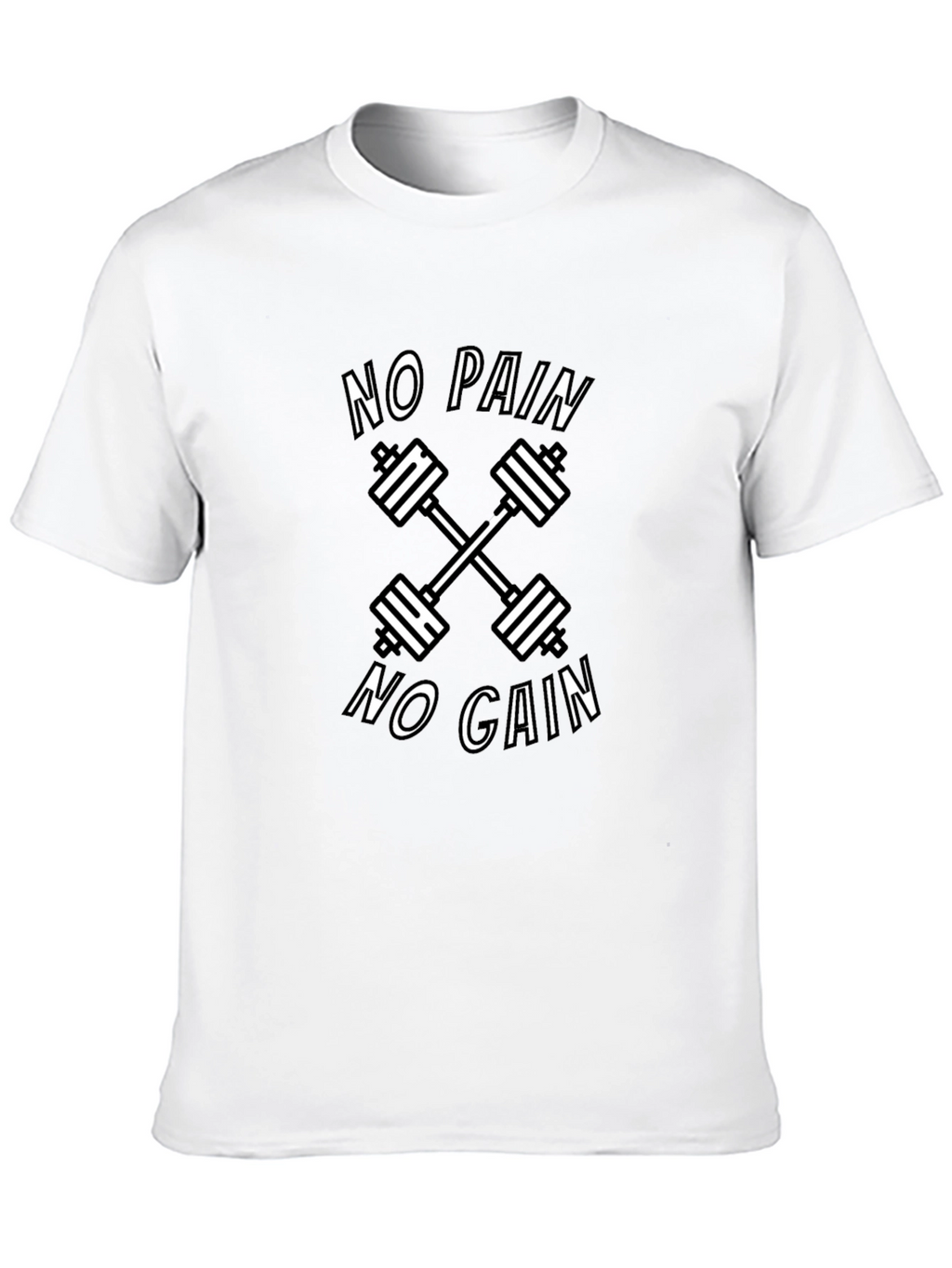 No Pain No Gain Gym Workout T-Shirt