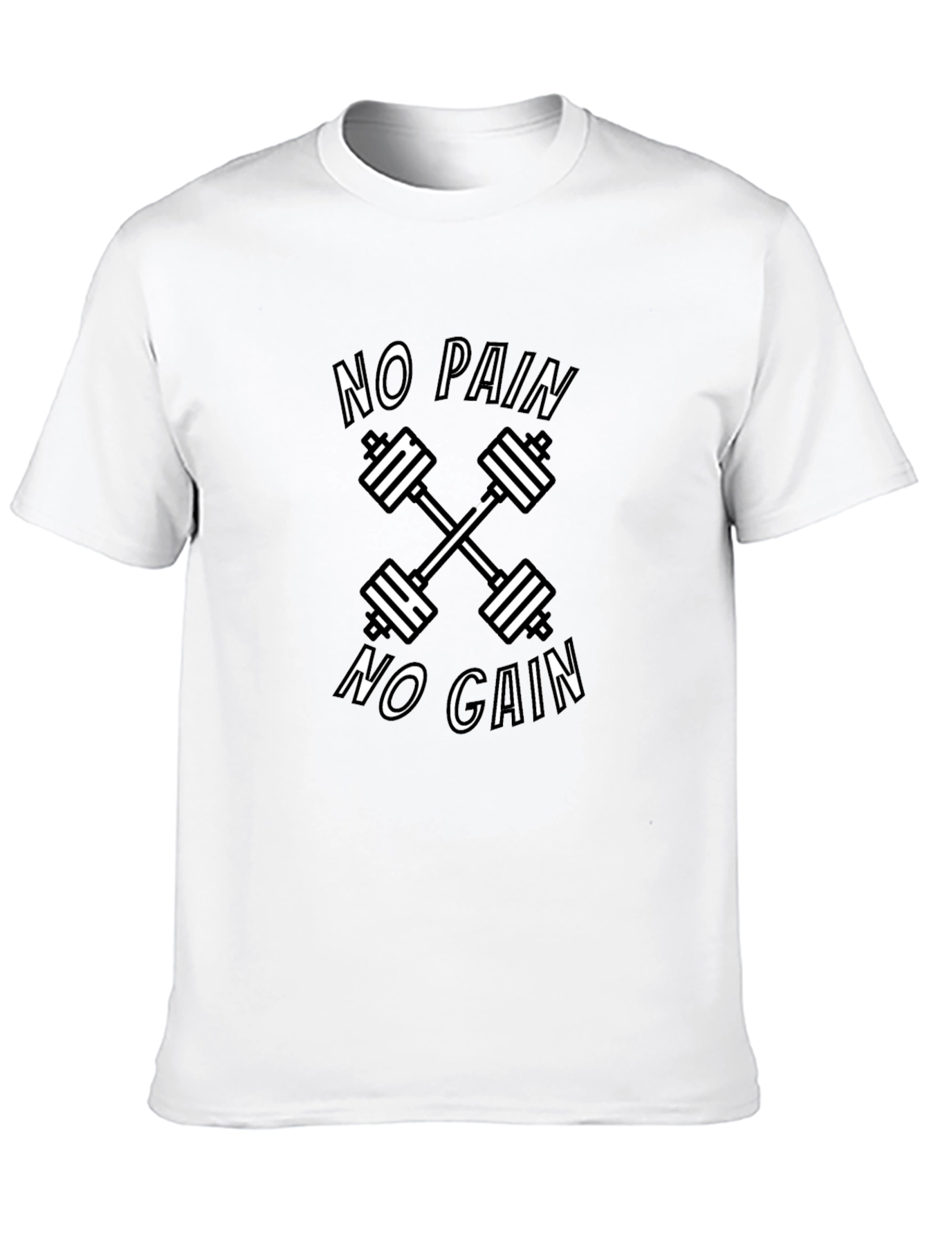 No Pain No Gain Gym Workout T-Shirt
