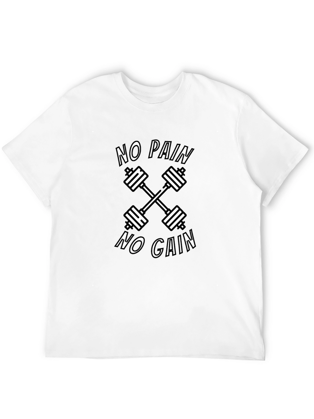 No Pain No Gain Gym Workout T-Shirt