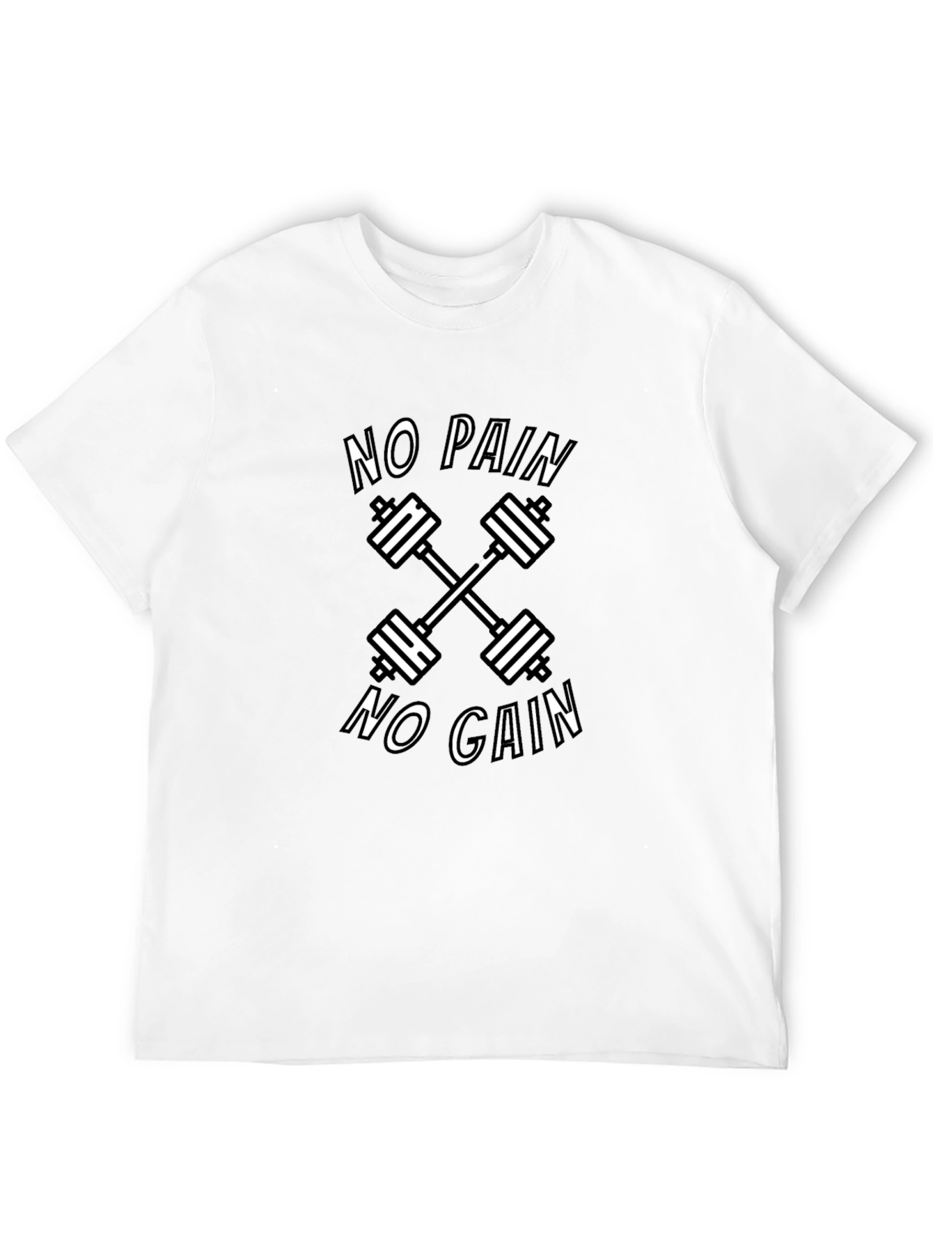 No Pain No Gain Gym Workout T-Shirt