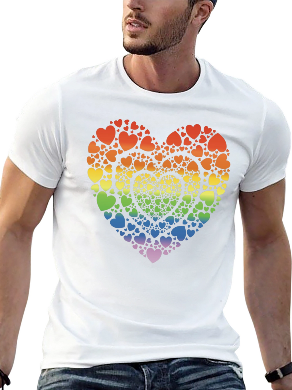 Rainbow Heart Pride T-Shirt - Love & Equality