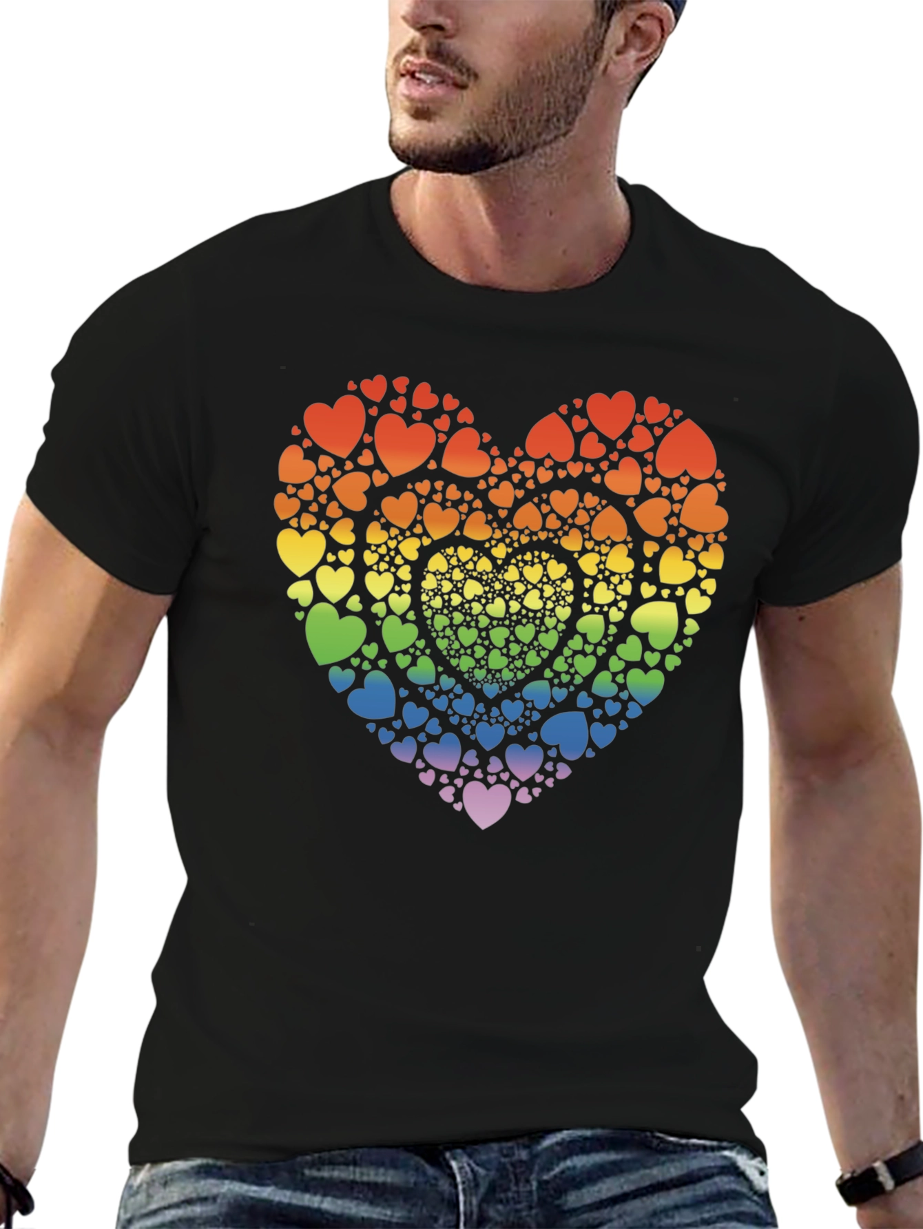 Rainbow Heart Pride T-Shirt - Love & Equality